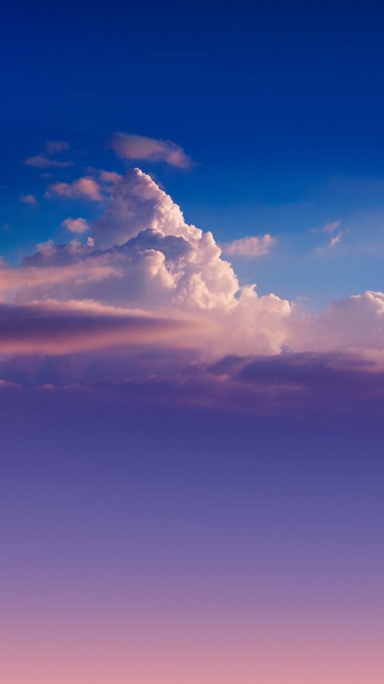 750x1340 Cloud Sky Gradient iPhone 6 Wallpaper Wallpaper, Phone