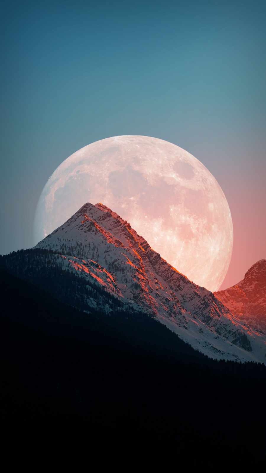 900x1600 Super Moon 4K iPhone Wallpaper, Phone