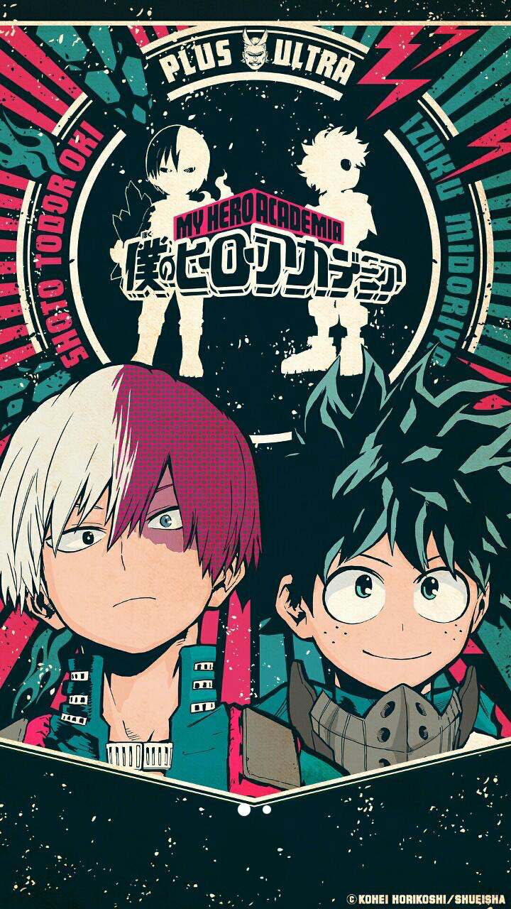 720x1280 todoroki and izuku wallpaper #myheroacademiawallpaper tododeku wallpaper, bnha wallpaper, iphone. Anime wallpaper iphone, Hero wallpaper, Anime wallpaper, Phone