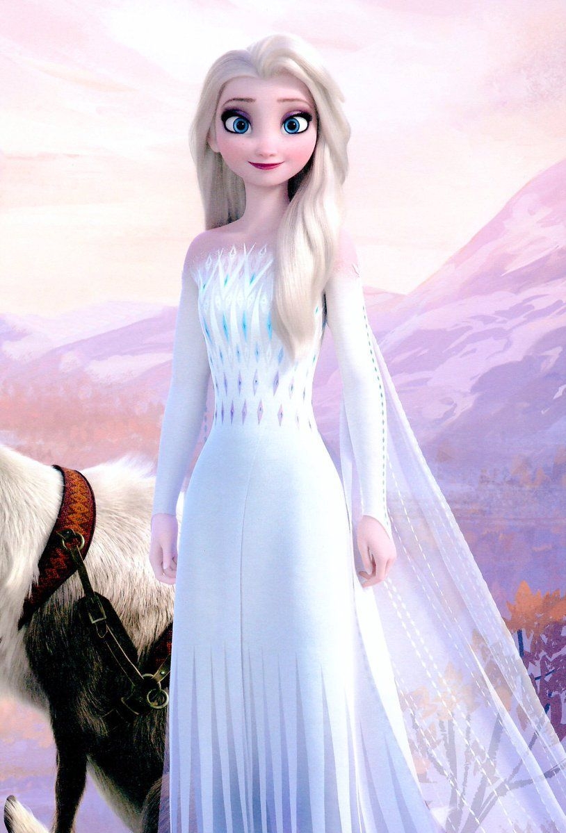 820x1200 Frozen 2 Elsa White Dress Wallpaper Free Frozen 2 Elsa White Dress Background, Phone