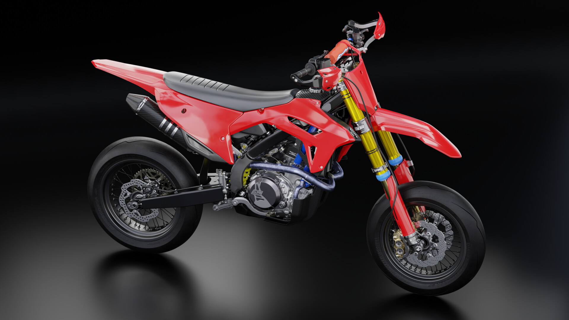 1920x1080 Honda CRF450R Supermoto, Desktop