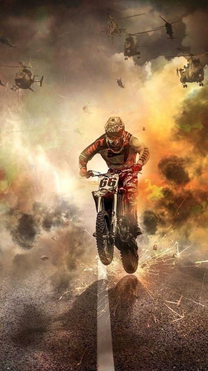 720x1280 Dirt Bike Background Explore more Dirt Bike, Dirt Jumping, Motorized, Mountain Bike, Performing wallpaper.. Dirt bike, Bike art, Mountain bike races, Phone