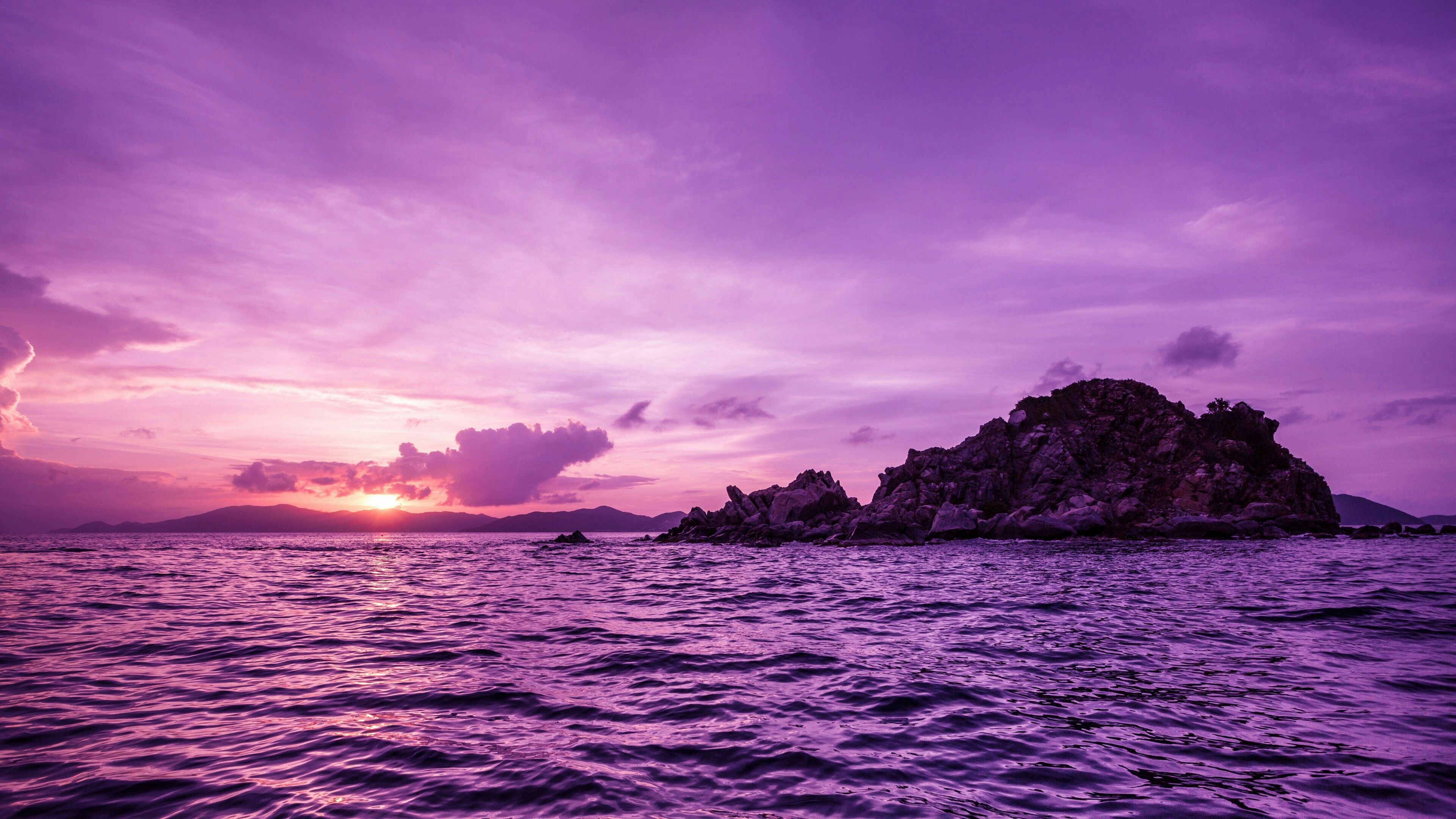 3840x2160 British Virgin Islands Sunset 4K UltraHD Wallpaper. Wallpaper, Desktop