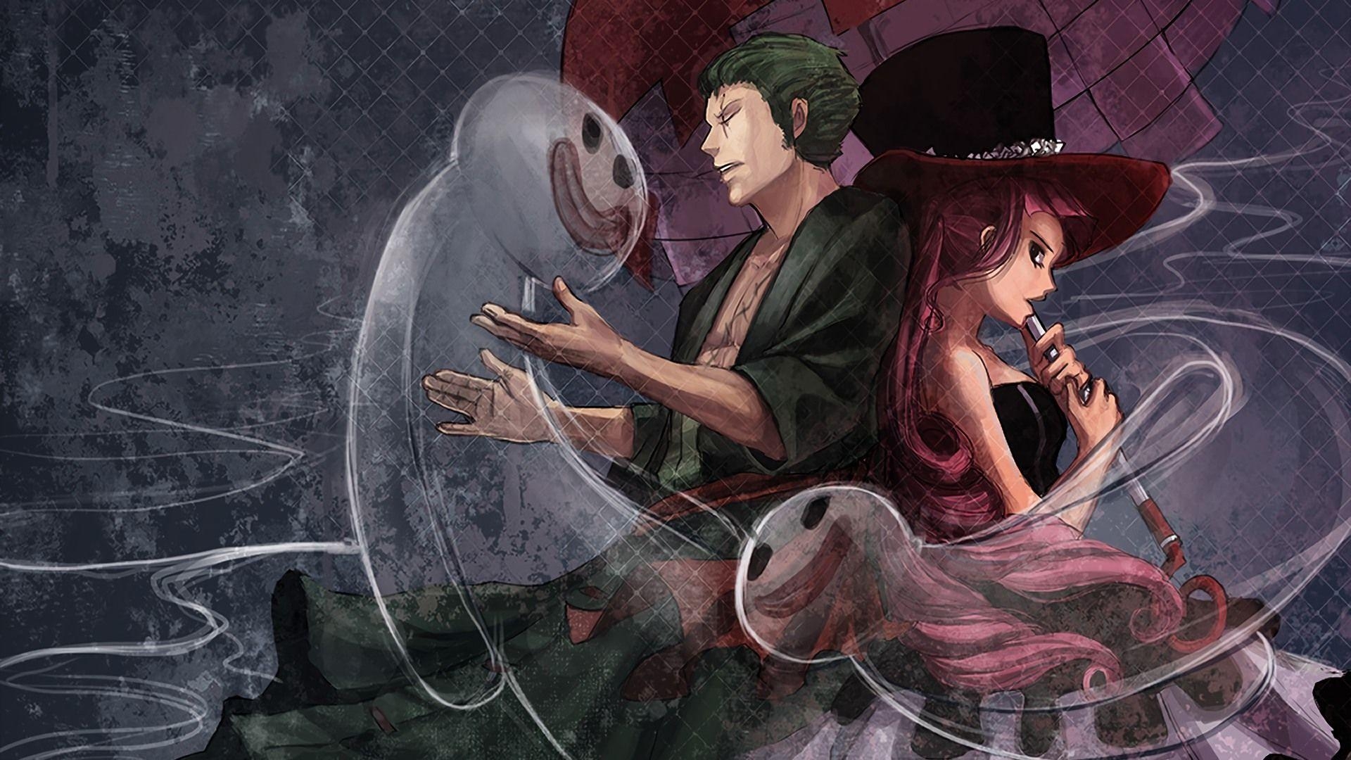 1920x1080 Zoro and Perona Ghost One Piece Wallpaper, Desktop