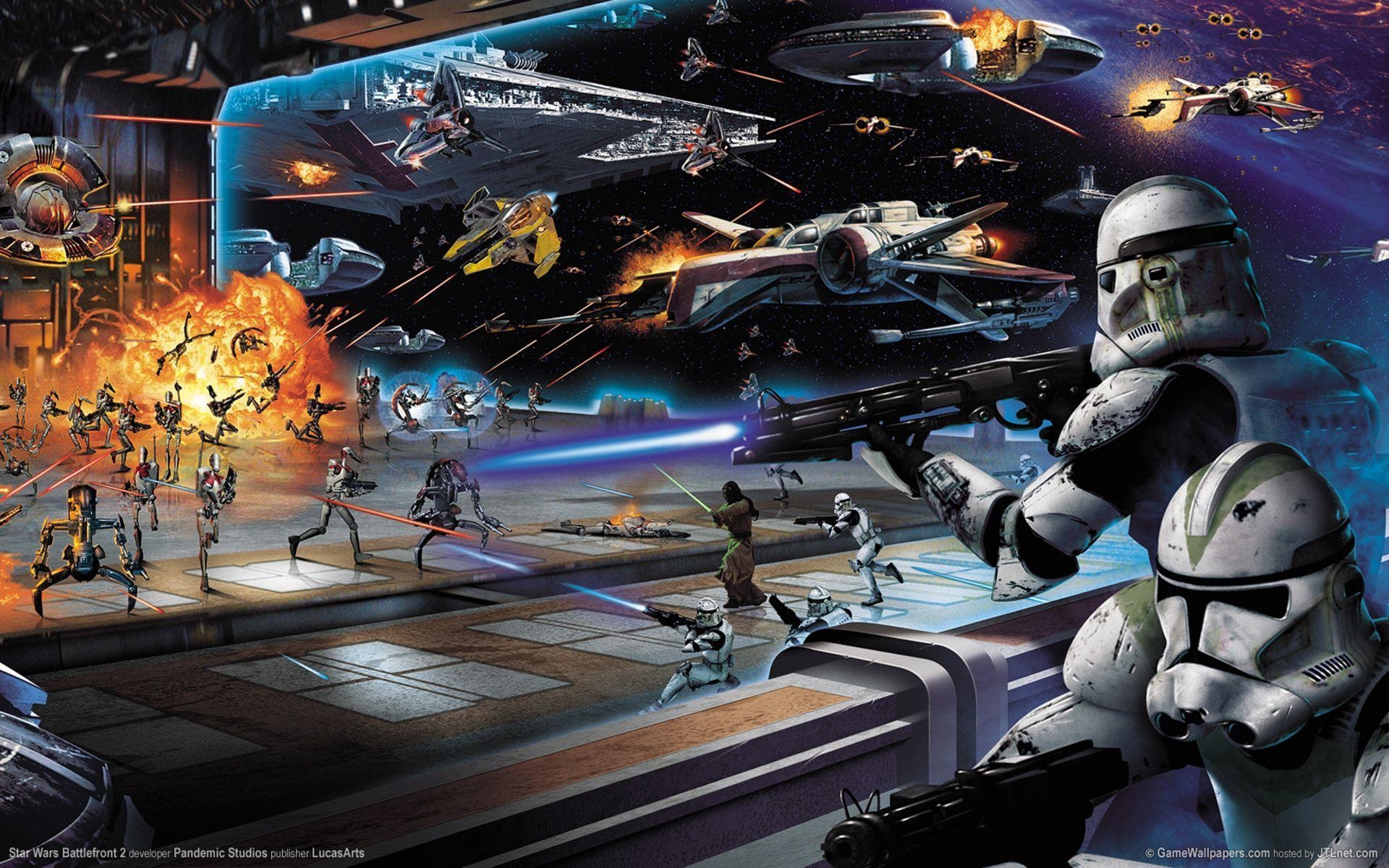 1920x1200 Star Wars Life Or Death Battle On A Republic Cruiser Full HD, Desktop