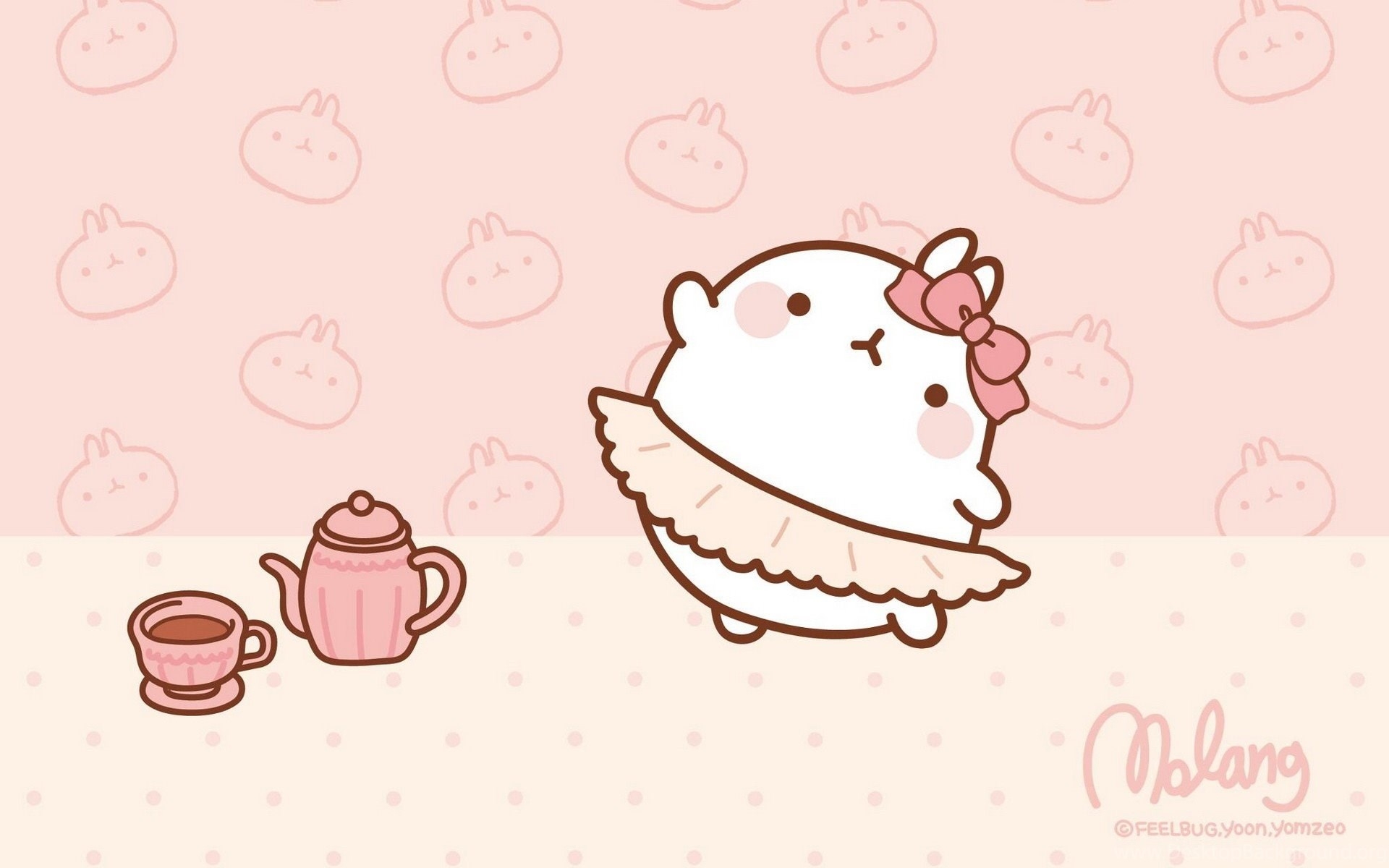 1920x1200 Molang Kawaii World ♥ Wallpaper 36793292. Desktop Background, Desktop