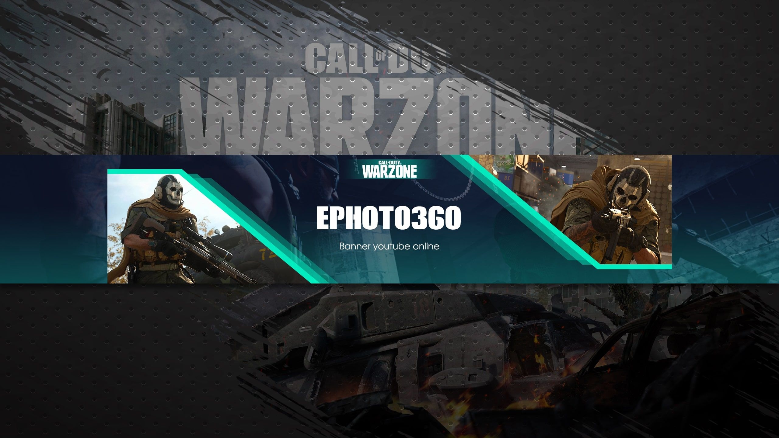 2560x1440 Create Call of Duty Warzone YouTube Banner Online, Desktop