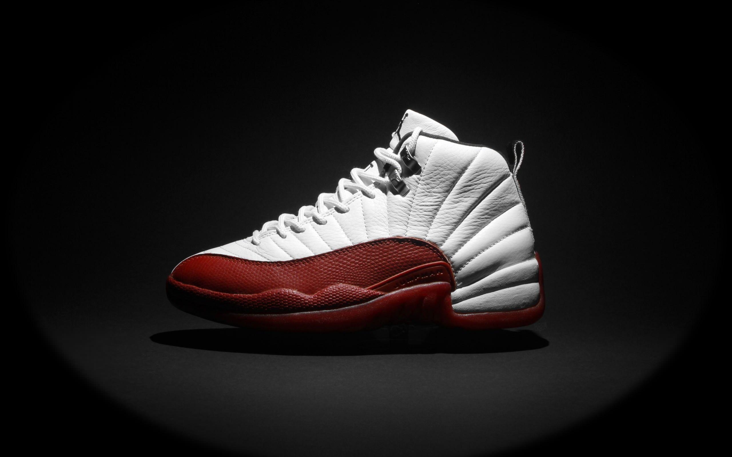 2560x1600 Weekly Wallpaper: Air Jordan 12 White Varsity Red, Desktop