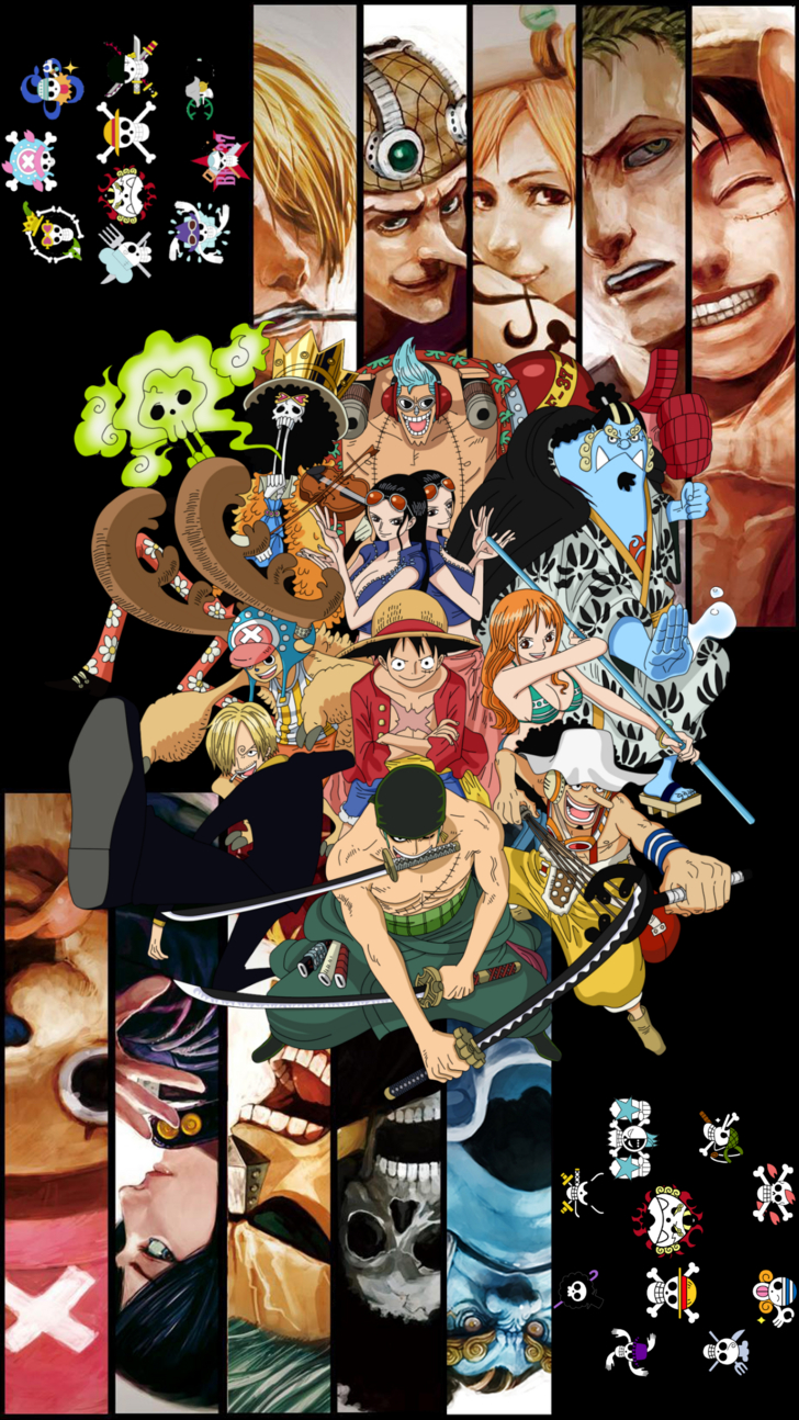 730x1300 All Straw Hat Pirate Crews Portrait HD Wallpaper, Phone