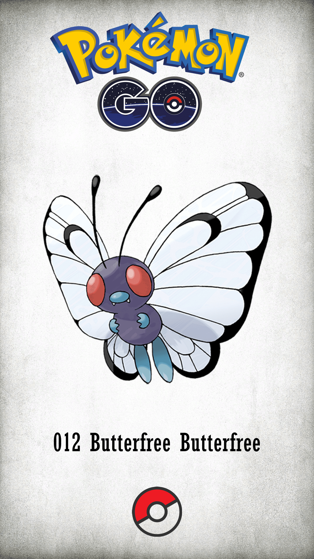 1250x2210 Character Butterfree Butterfree, Phone