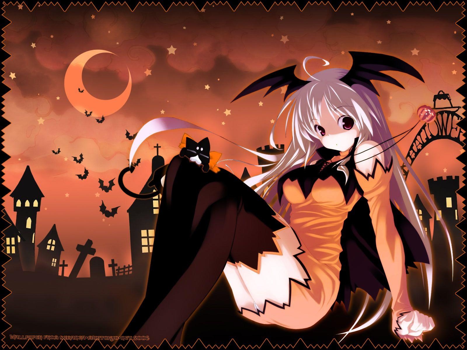 1600x1200 anime halloween. Anime Halloween Wallpaper!!!. anime, Desktop