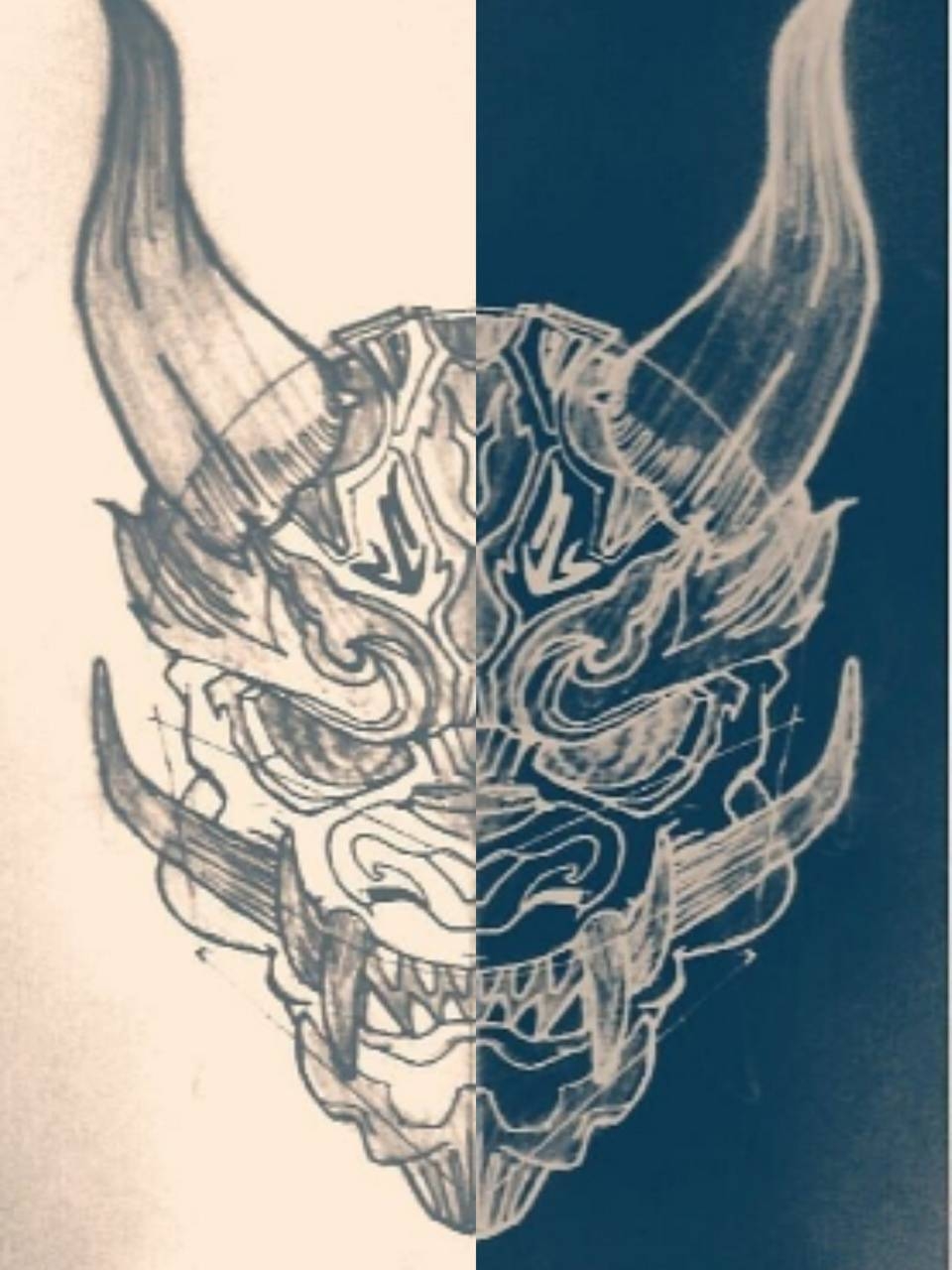 960x1280 Download Oni Mask Wallpaper HD By Maicas04. Wallpaper HD.Com, Phone