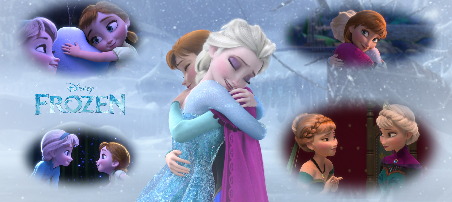 1920x860 Free download Elsa and Anna wallpaper from rFrozen iimgurcom, Dual Screen