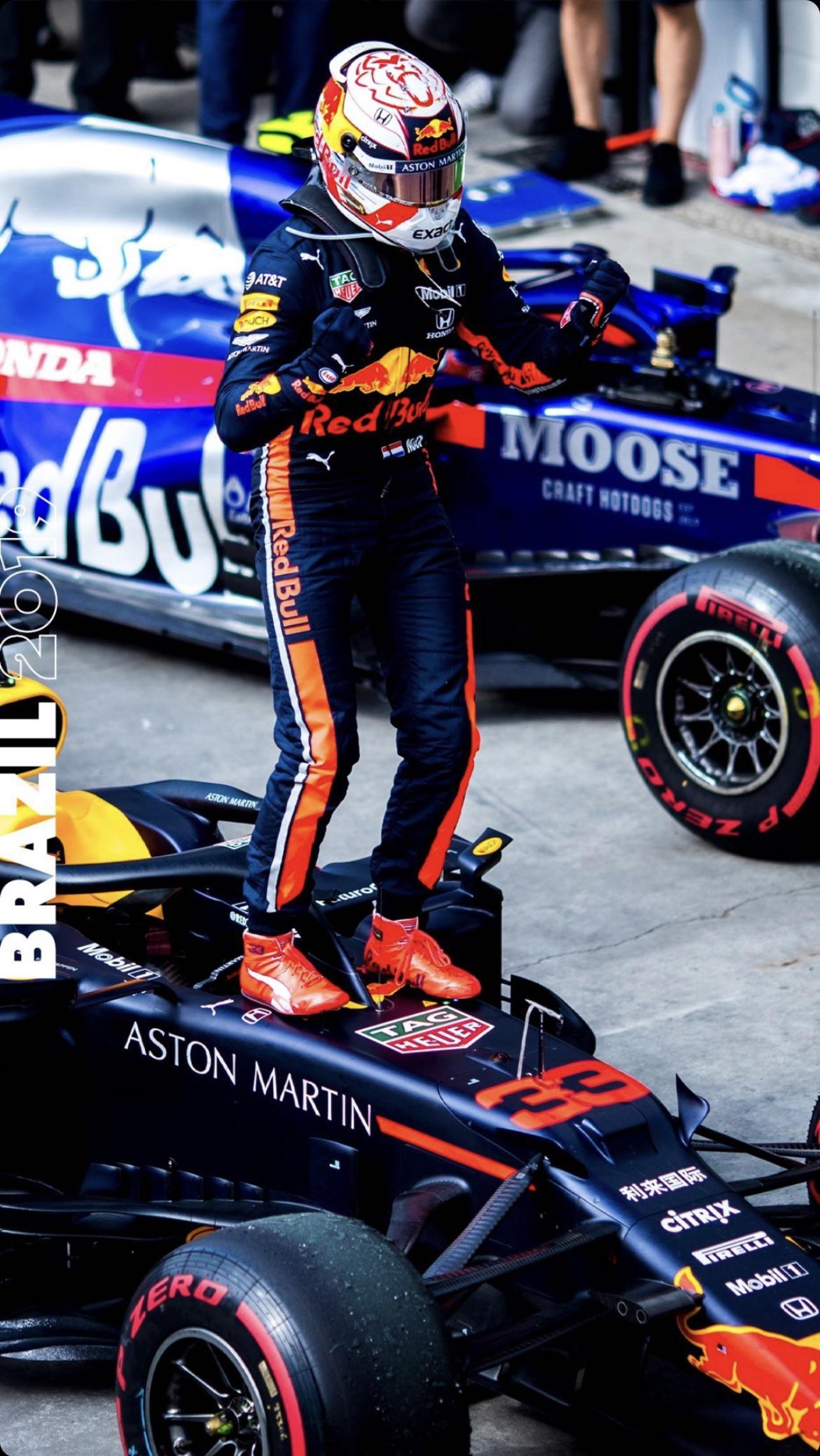 1290x2290 Max Verstappen (Red Bull) Brazil Victory wallpaper [], Phone