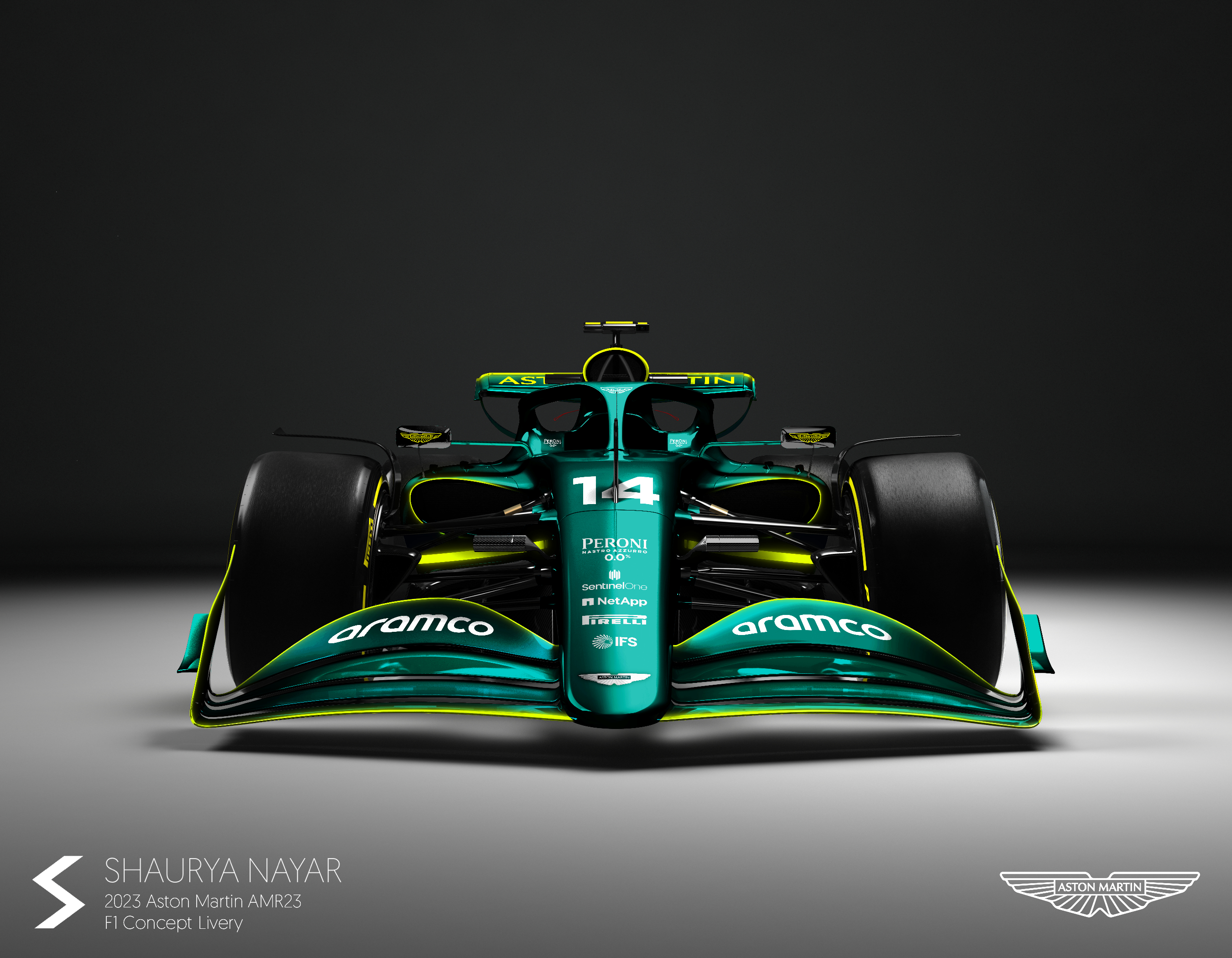 2700x2100 My 2023 Aston Martin AMR23 F1 concept livery. An evolution of an already fantastic 2022 livery. I hope you like it!, Desktop