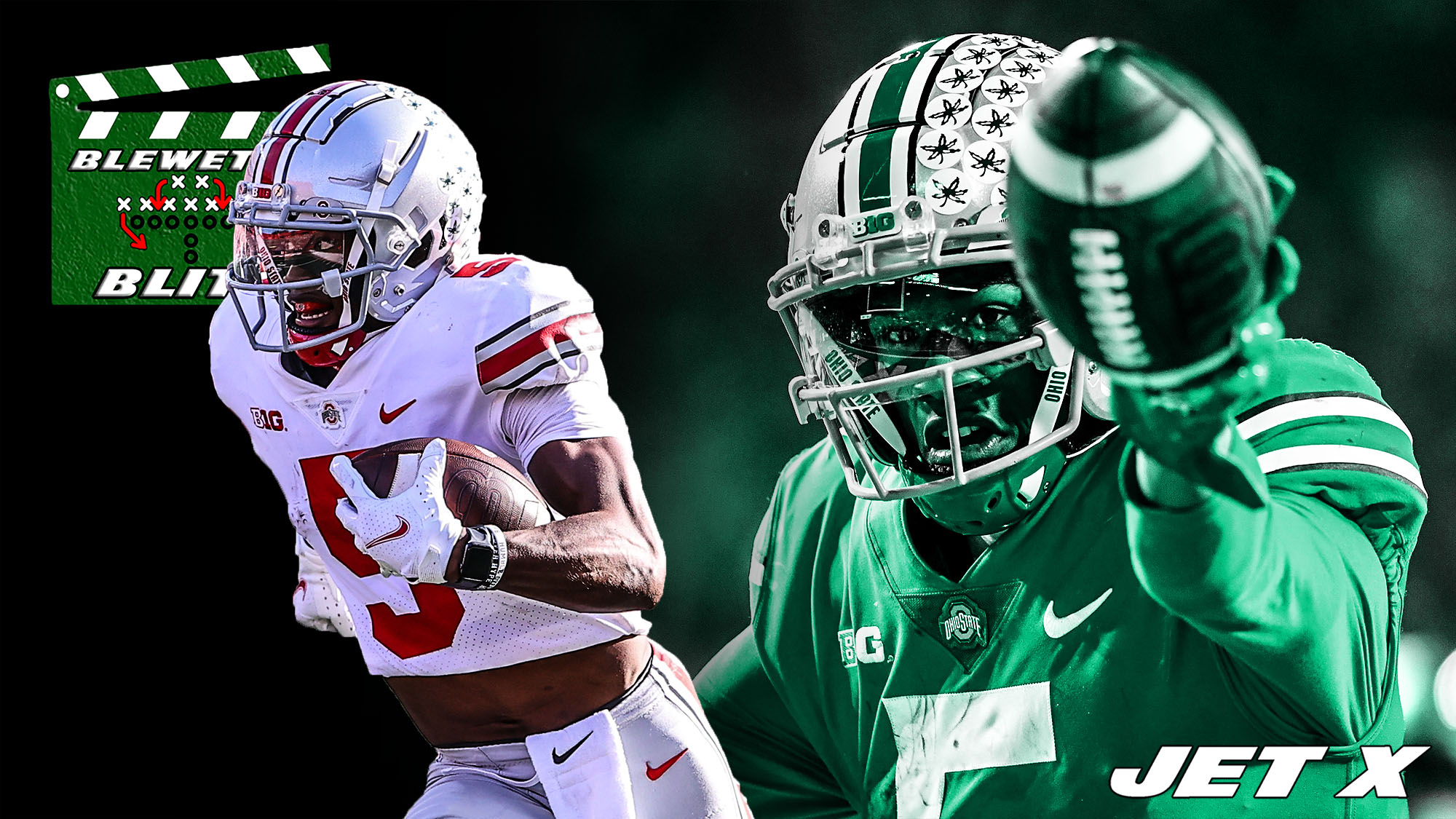 2000x1130 Garrett Wilson features raw yet intriguing WR potential. NY Jets Film, Desktop