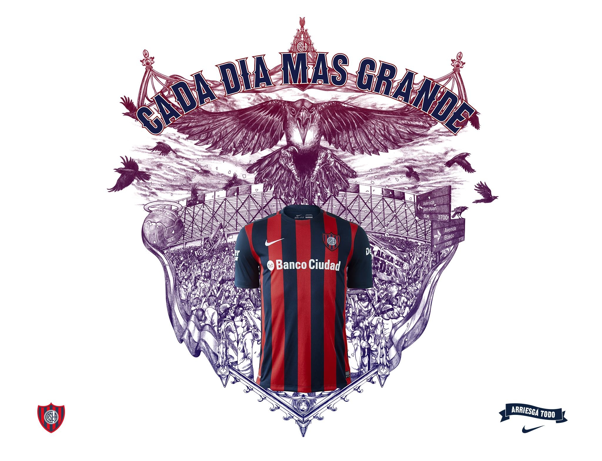 2050x1570 San Lorenzo, con nueva marca y camisetas renovadas este 2015. Mateu, Desktop