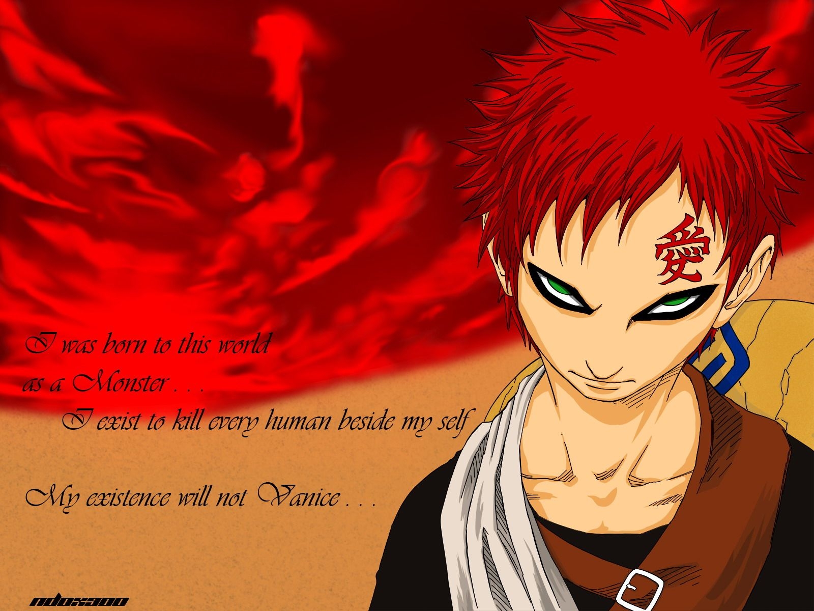 1600x1200 Gaara Quotes. QuotesGram, Desktop