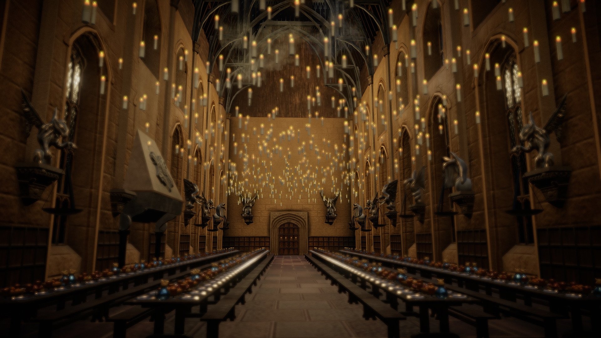 1920x1080 Harry Potter Great Hall Contest place winner, Desktop