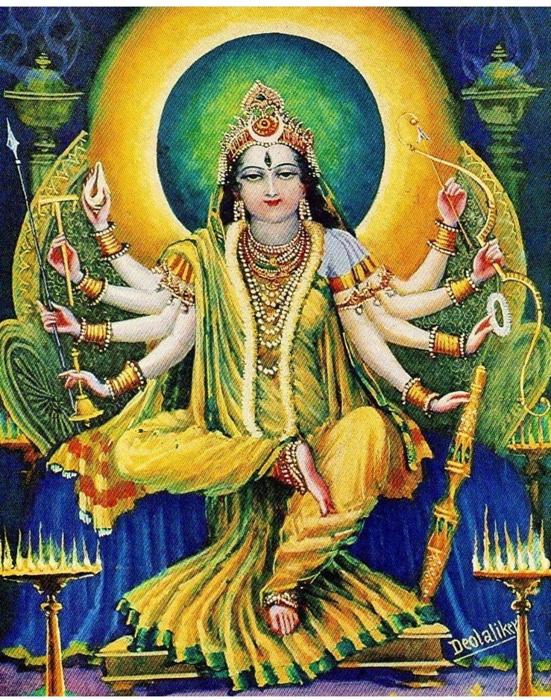 1080x1370 Jagdamba Jagdaatri Amba Durga. Saraswati goddess, God art, Hindu art, Phone