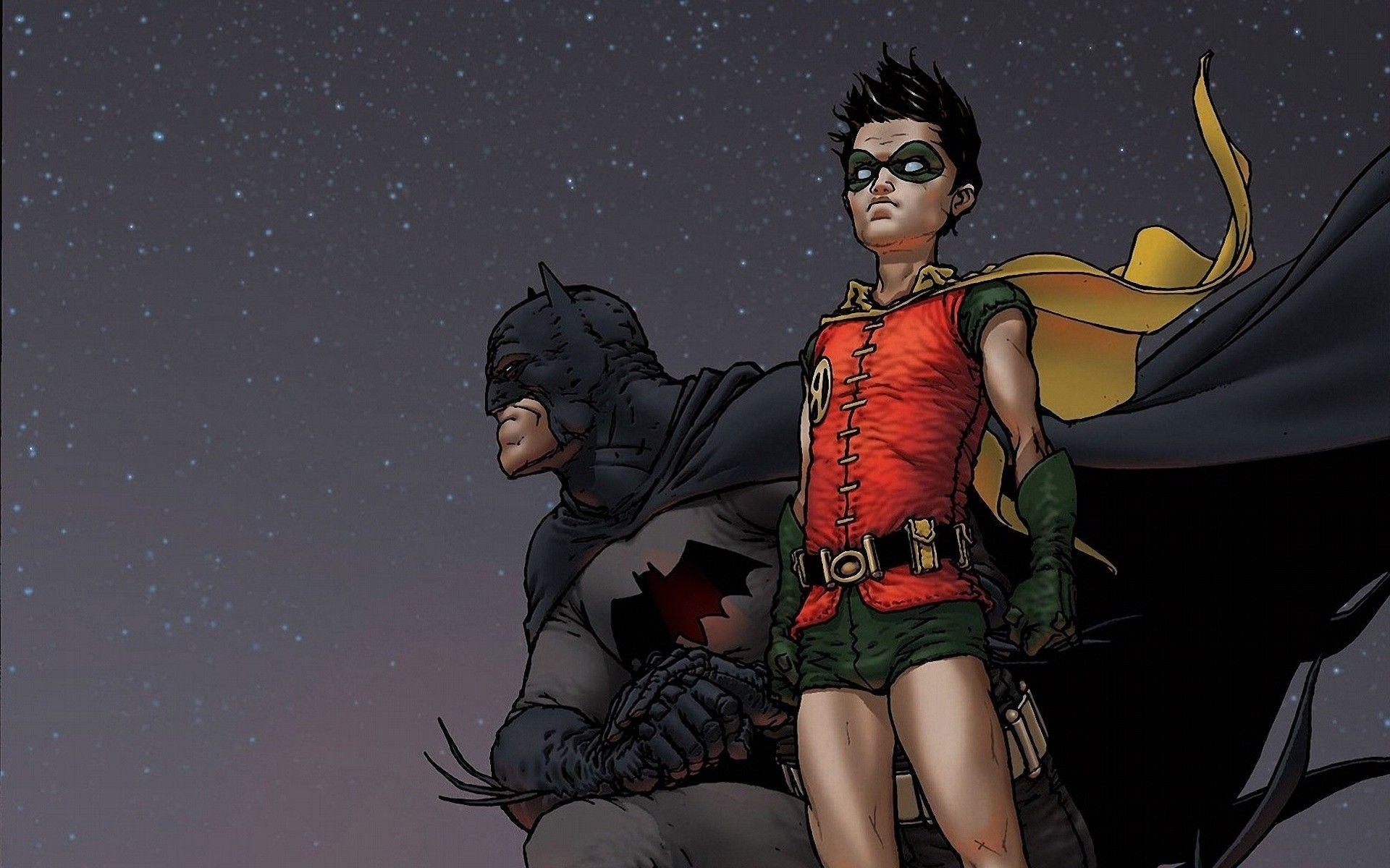 1920x1200 Batman robin dc comics frank quitely wallpaperx1200, Desktop