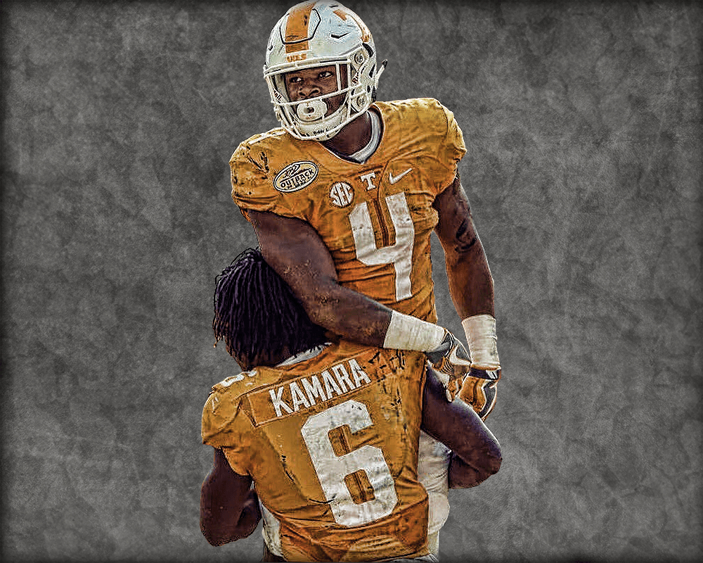 1000x800 Alvin Kamara and John Kelly. Tennessee Volunteers Vols Football, Desktop