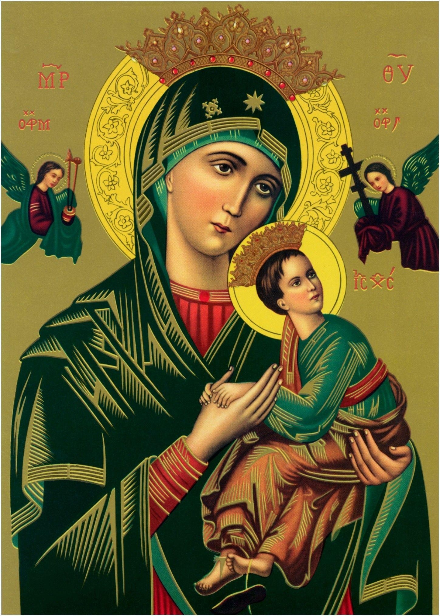 1450x2030 Mary Mother of God Wallpaper, Phone