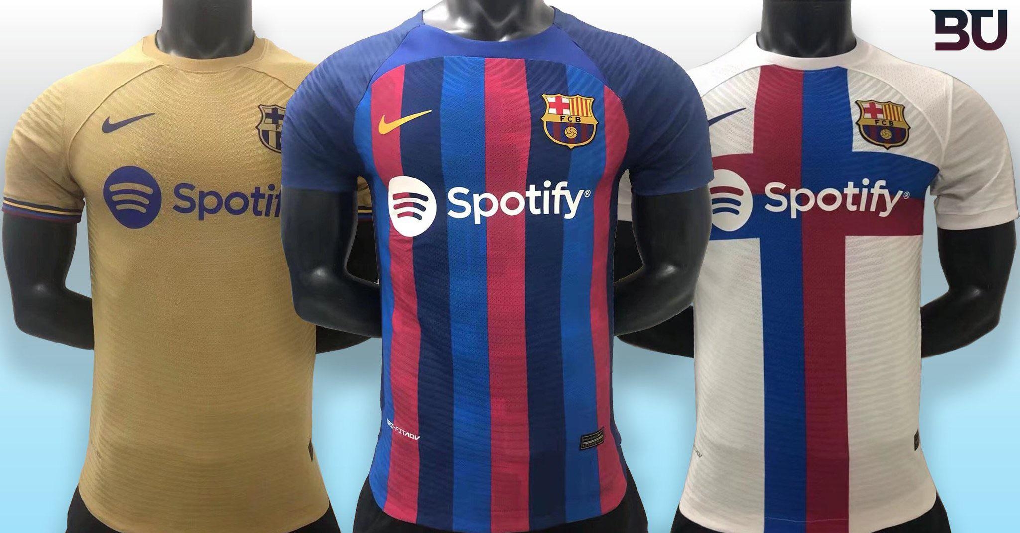 2050x1080 Leaked Barcelona Kits For The 2022 2023 Season, Desktop