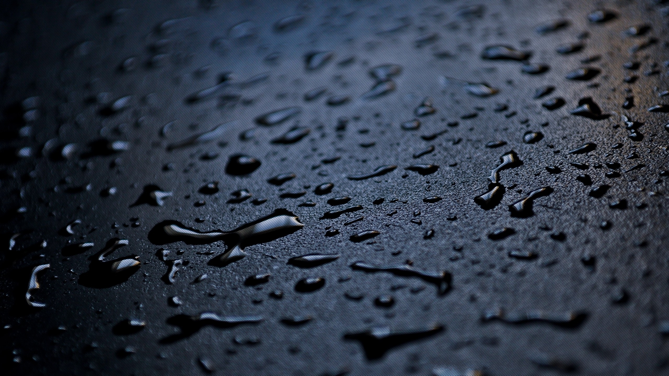 2560x1440 Raindrops Background, Desktop