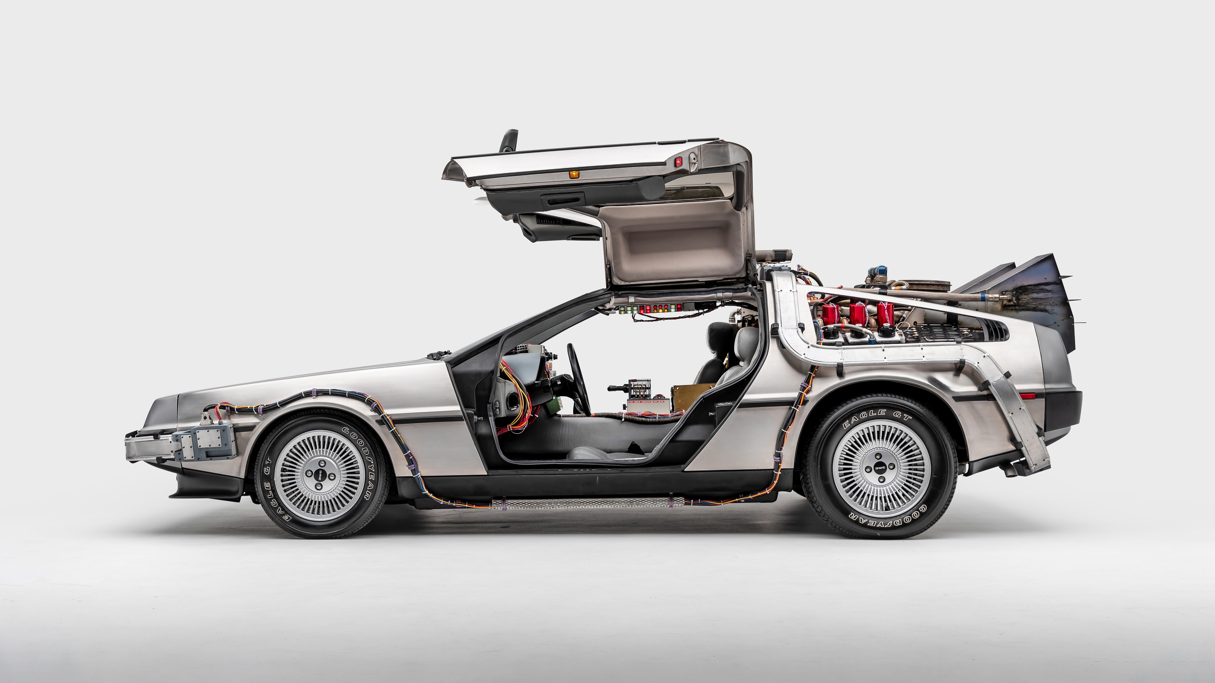 5120x2880 Wallpaper, DMC DeLorean, car show, Back to the Future, Back to the Future II Movies, Back to the Future III Movie, Desktop