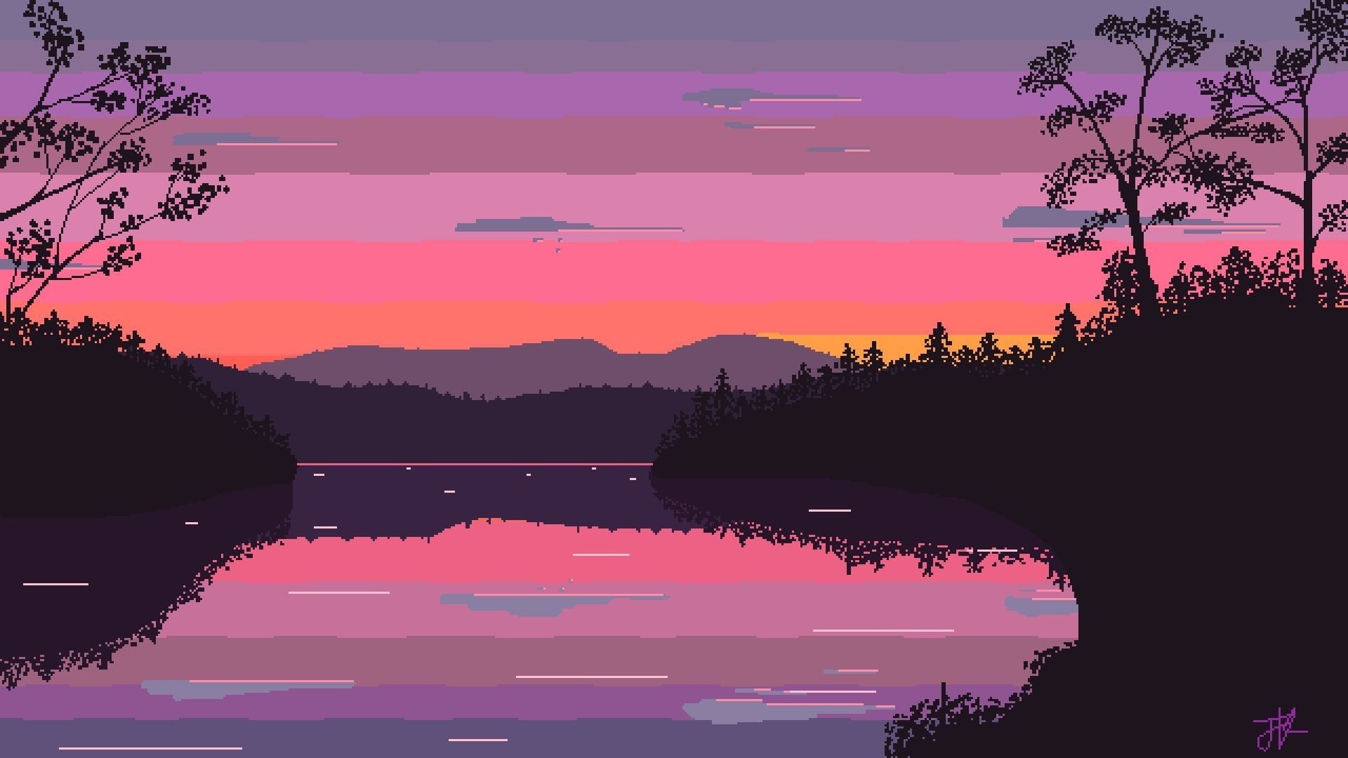 1920x1080 Aesthetic Pixel Art Widescreen Wallpaper 49289, Desktop