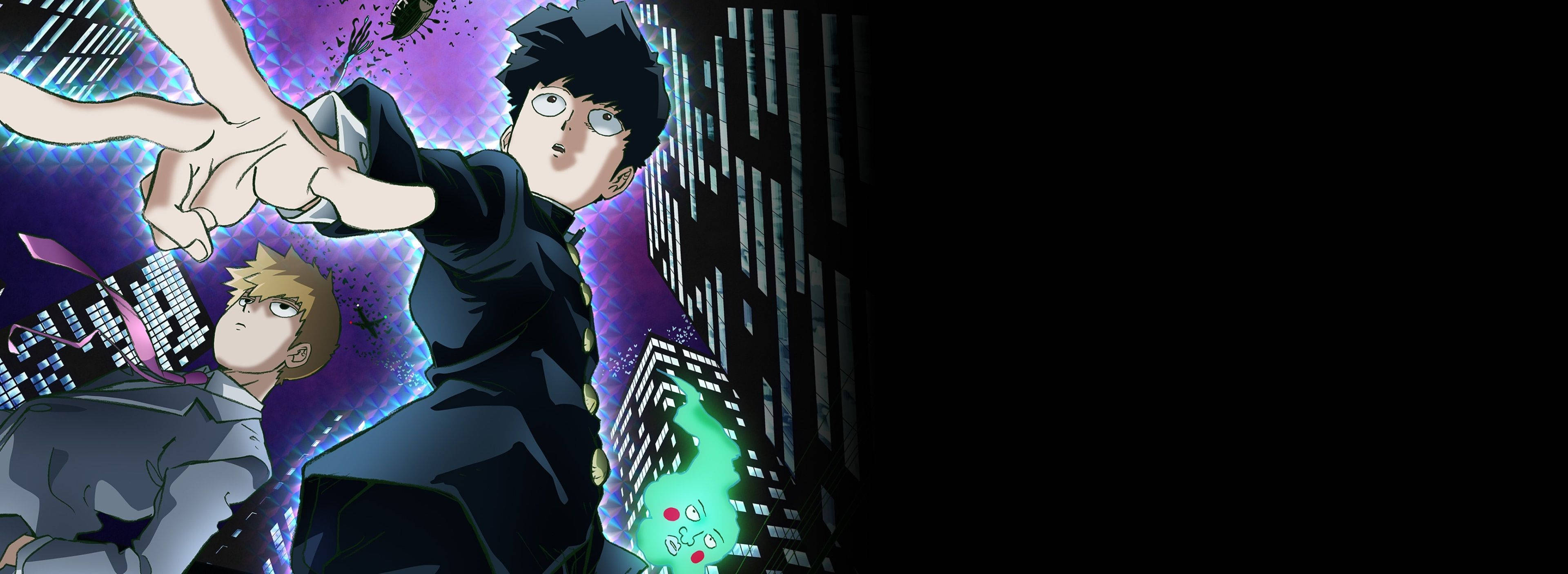 3840x1410 Download Mob Psycho 100 Wallpaper, Dual Screen