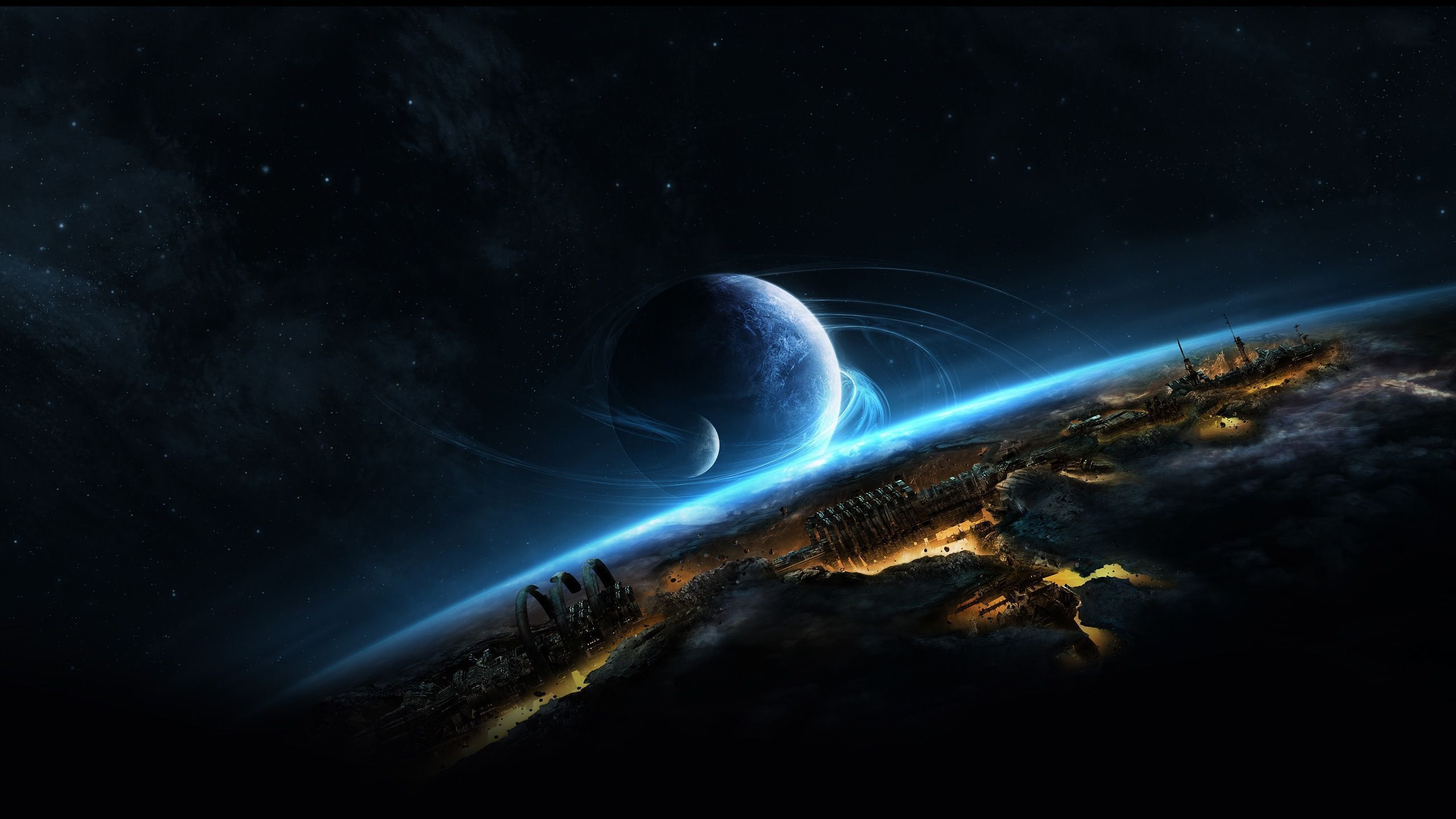 2560x1440 Fond Ecran Hd Wallpaper Hd Science Fiction 281 Image. Wallpaper Background, Planets Wallpaper, HD Wallpaper, Desktop