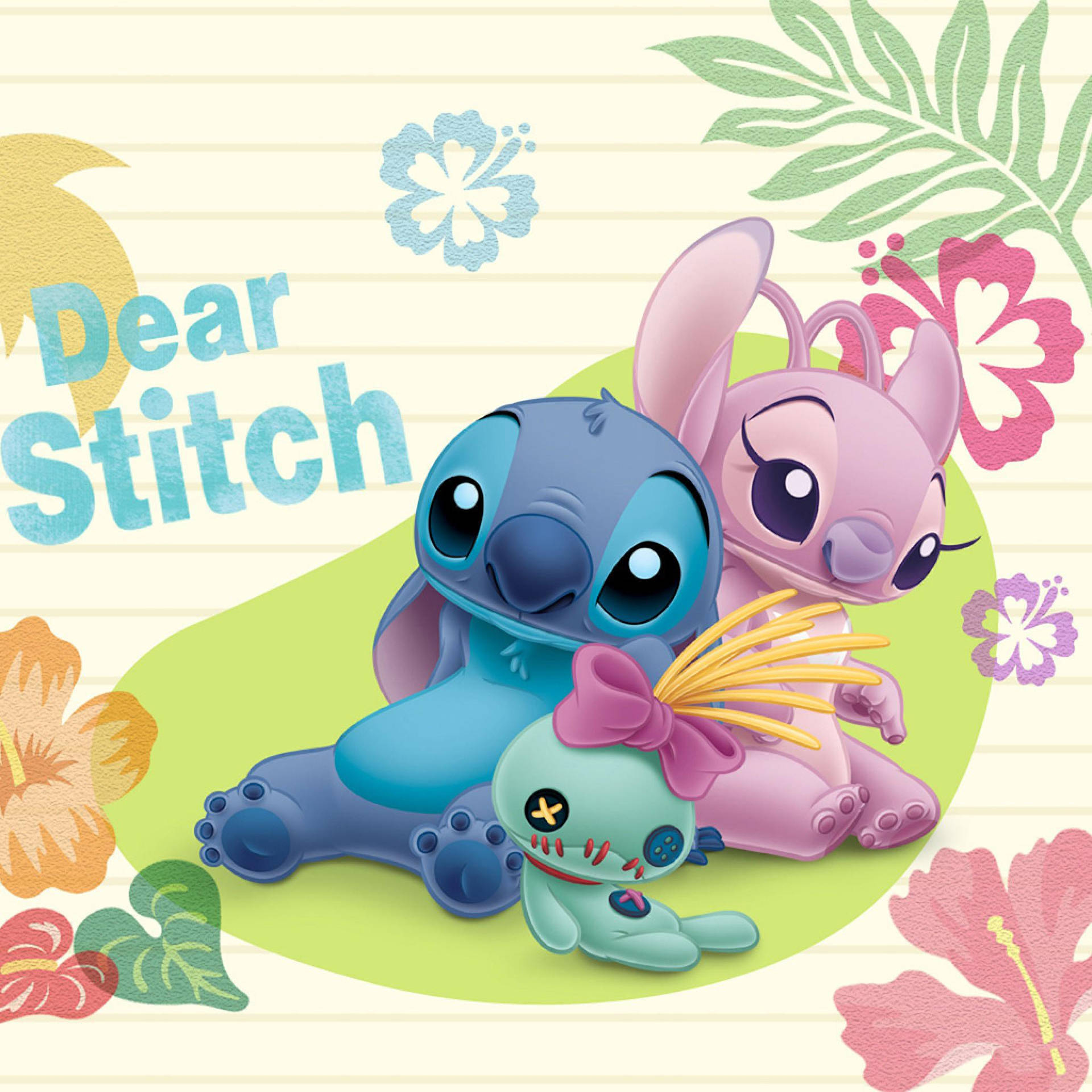 1920x1920 Download A Disney Stitch And Lilo And Stitch Poster Wallpaper, Phone