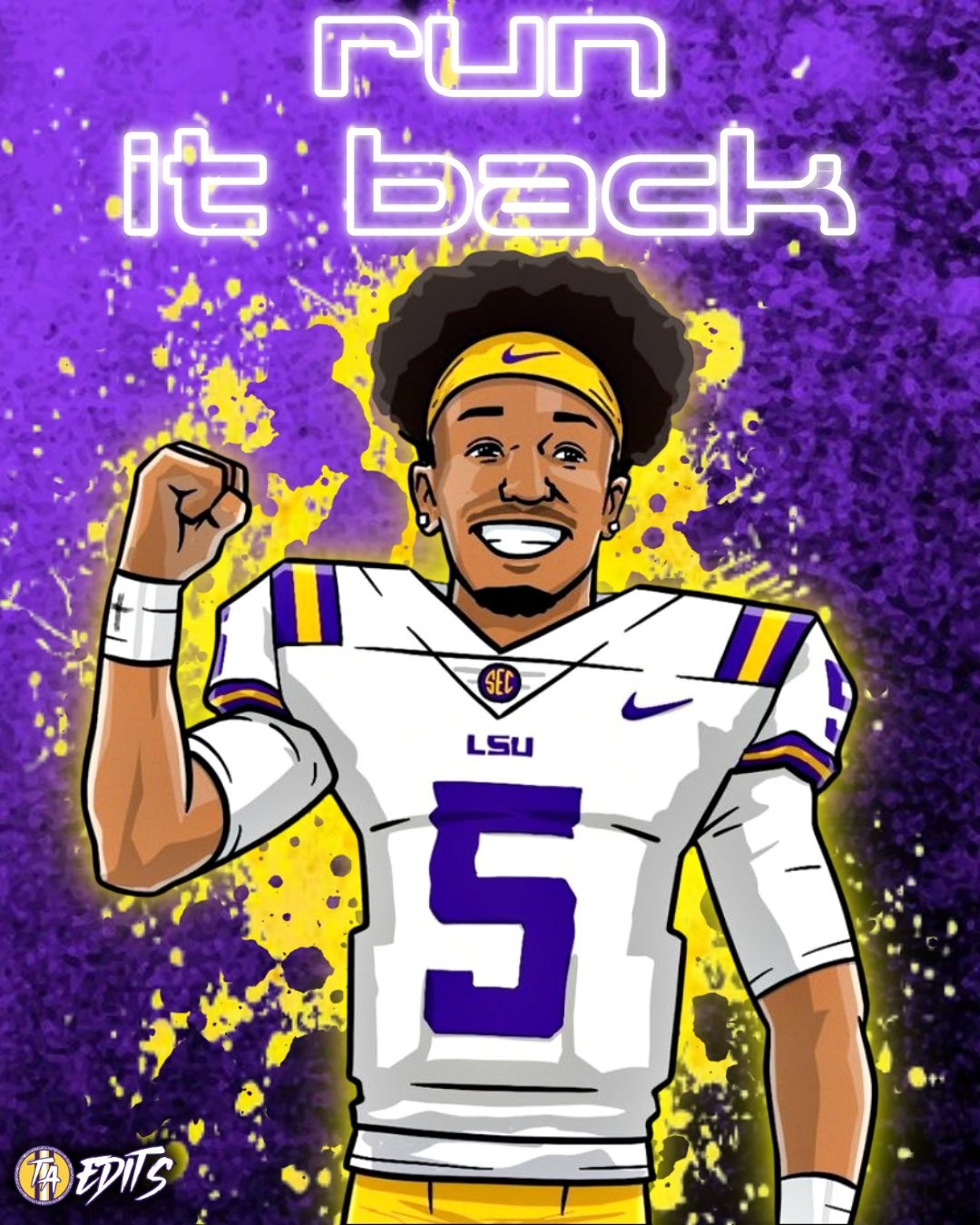 1080x1350 Senior Season. Daniels led #LSU, Phone