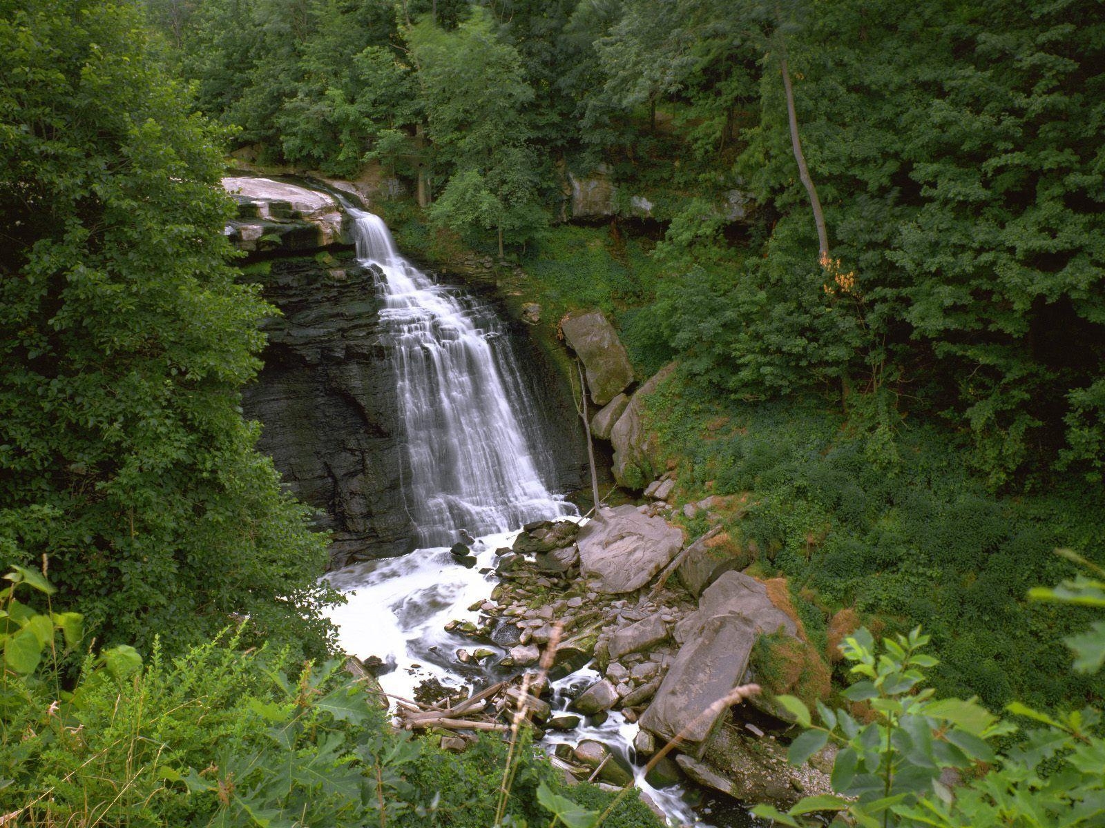 1600x1200 Brandywine Falls, Cuyahoga Falls, Ohio (my hometown). Locations, Desktop