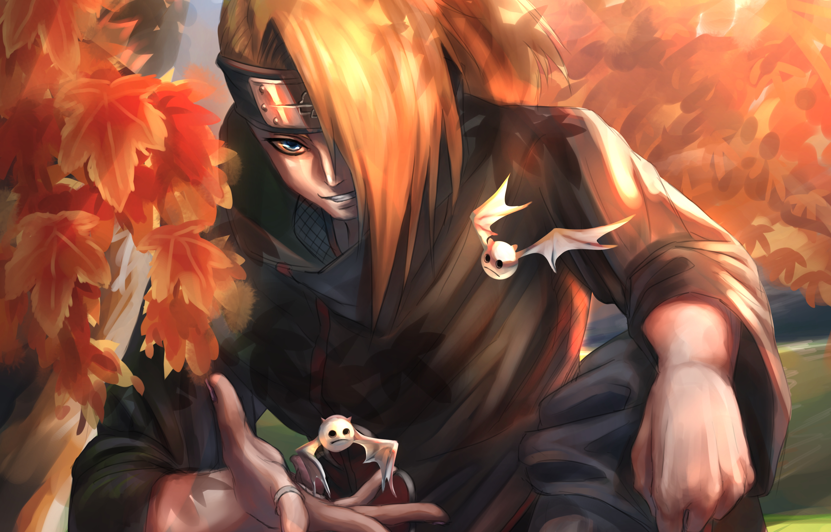 3440x2200 Deidara (Naruto) HD Wallpaper, Desktop