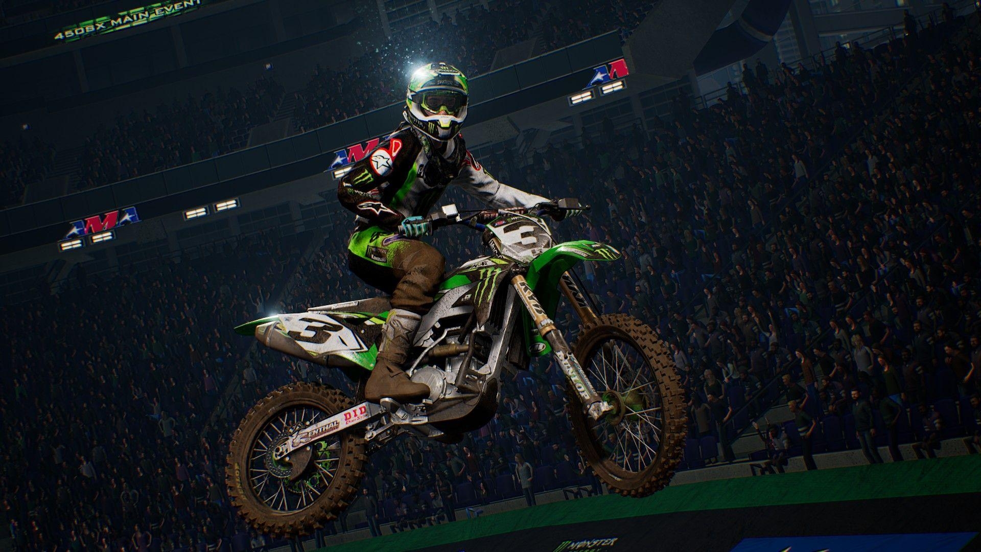 1920x1080 Monster Energy Kawasaki KX450F. Eli Tomac Josh Grant, Desktop