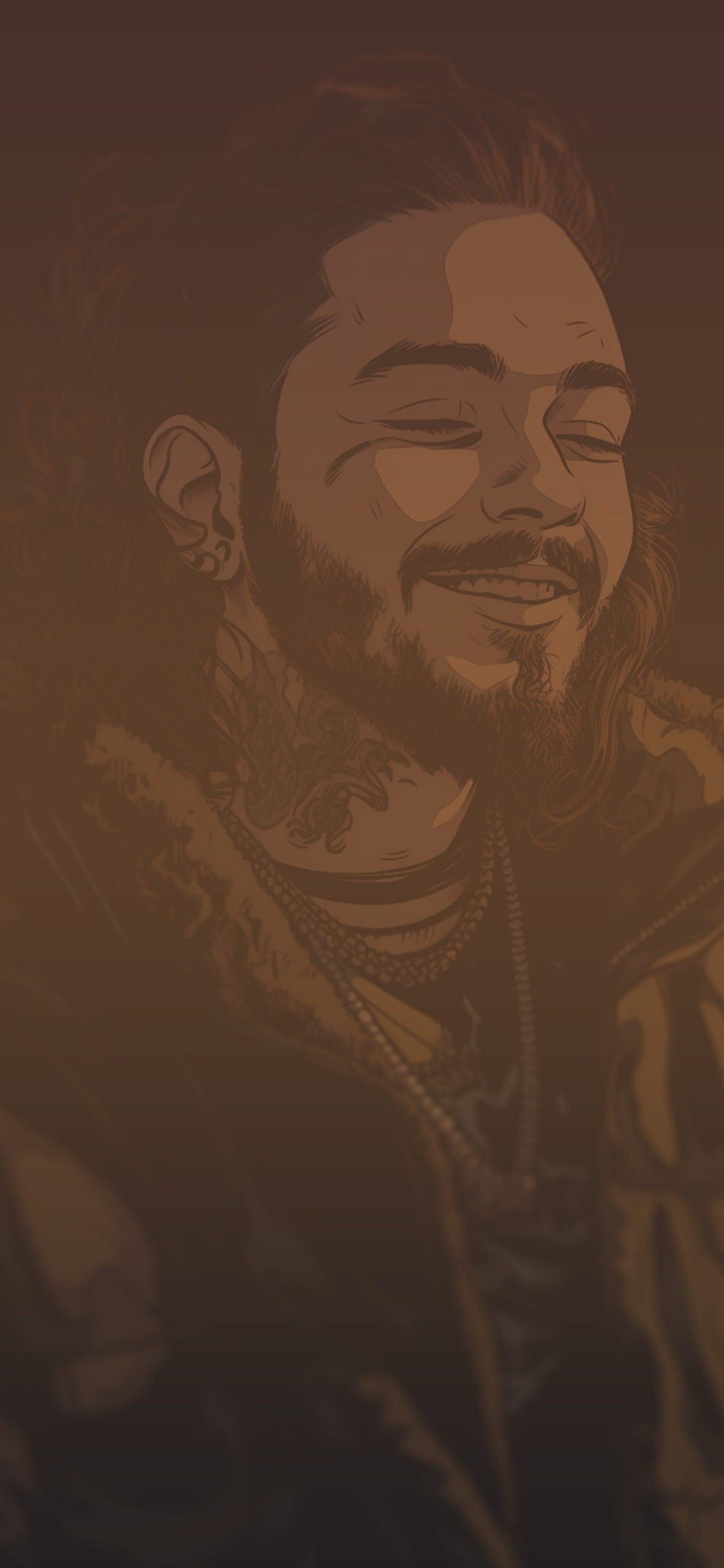 1190x2560 Post Malone Black Wallpaper Malone Wallpaper for iPhone, Phone