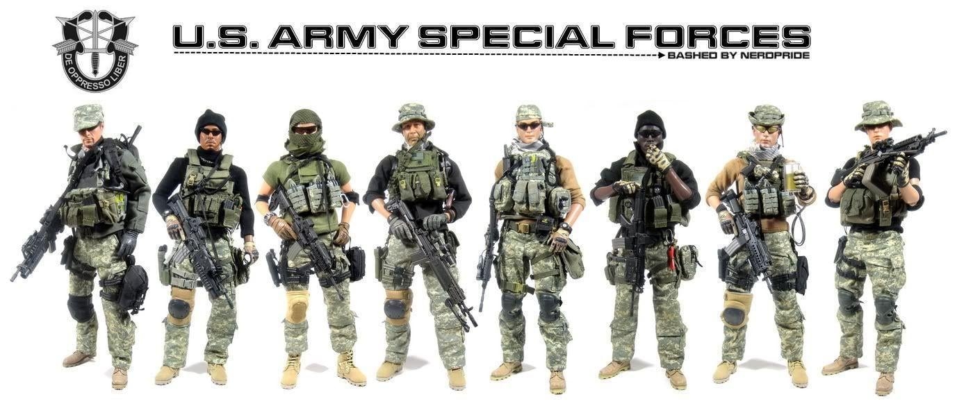 1380x600 US Army Special Forces Wallpaper, Dual Screen