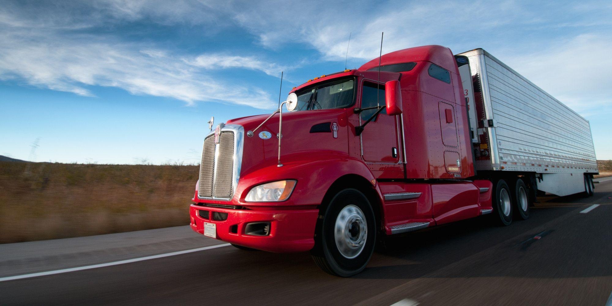 2000x1000 Free Download Semi Truck Wallpaper, Dual Screen