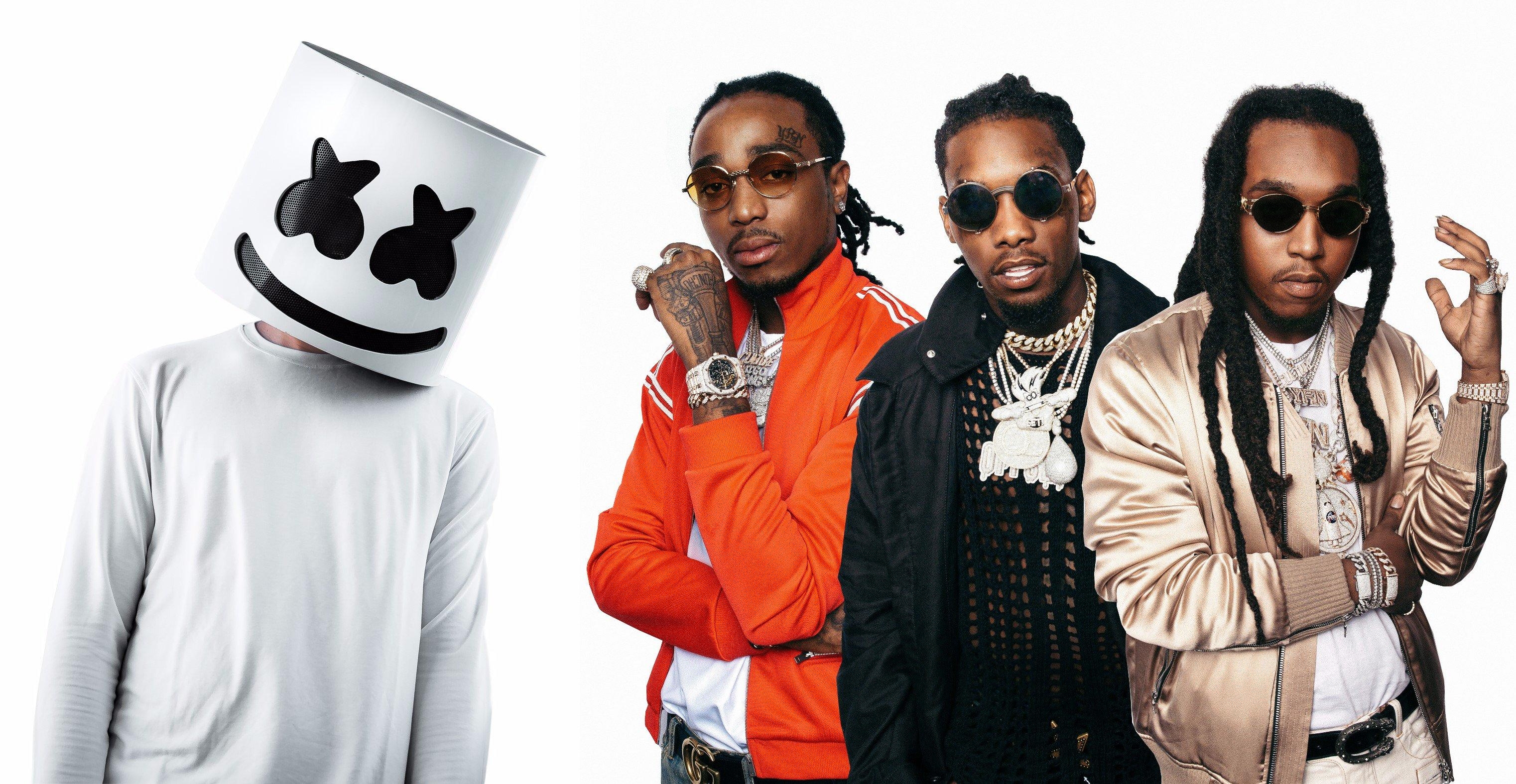 3050x1580 Migos And Marshmello, HD Music, 4k Wallpaper, Image, Background, Desktop