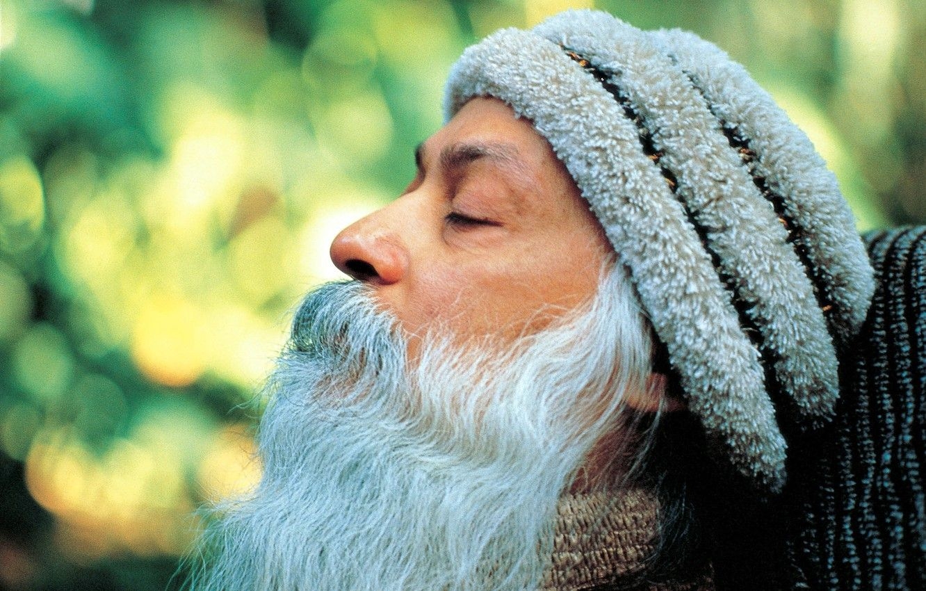 1340x850 Wallpaper the old man, sage, Osho, Osho image for desktop, Desktop