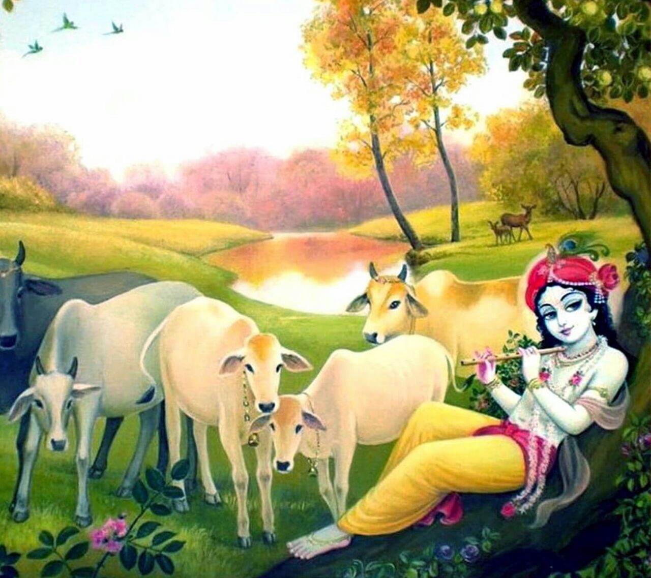 1280x1140 Murali manohara. Krishna flute, Krishna radha painting, Lord krishna, Desktop