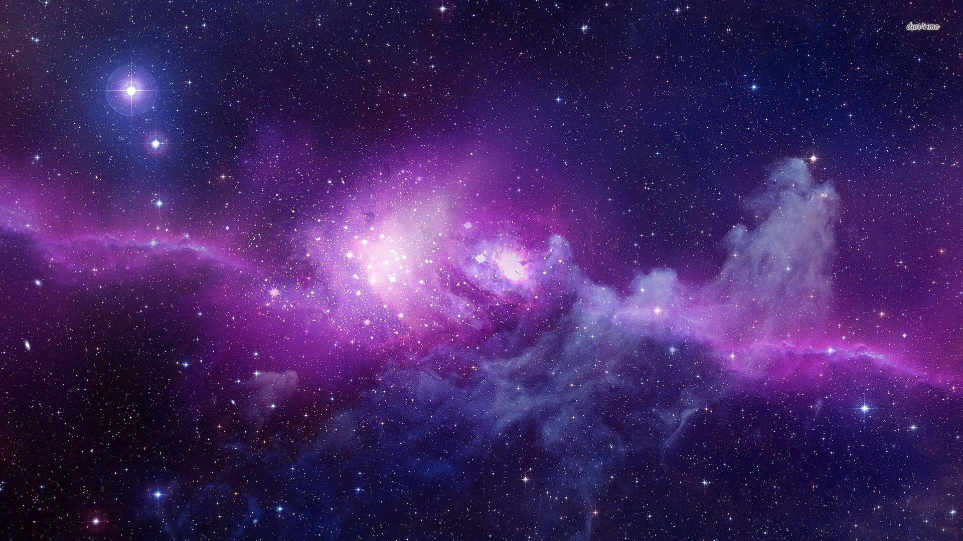 1920x1080 Blue And Purple Galaxy Wallpaper, Desktop