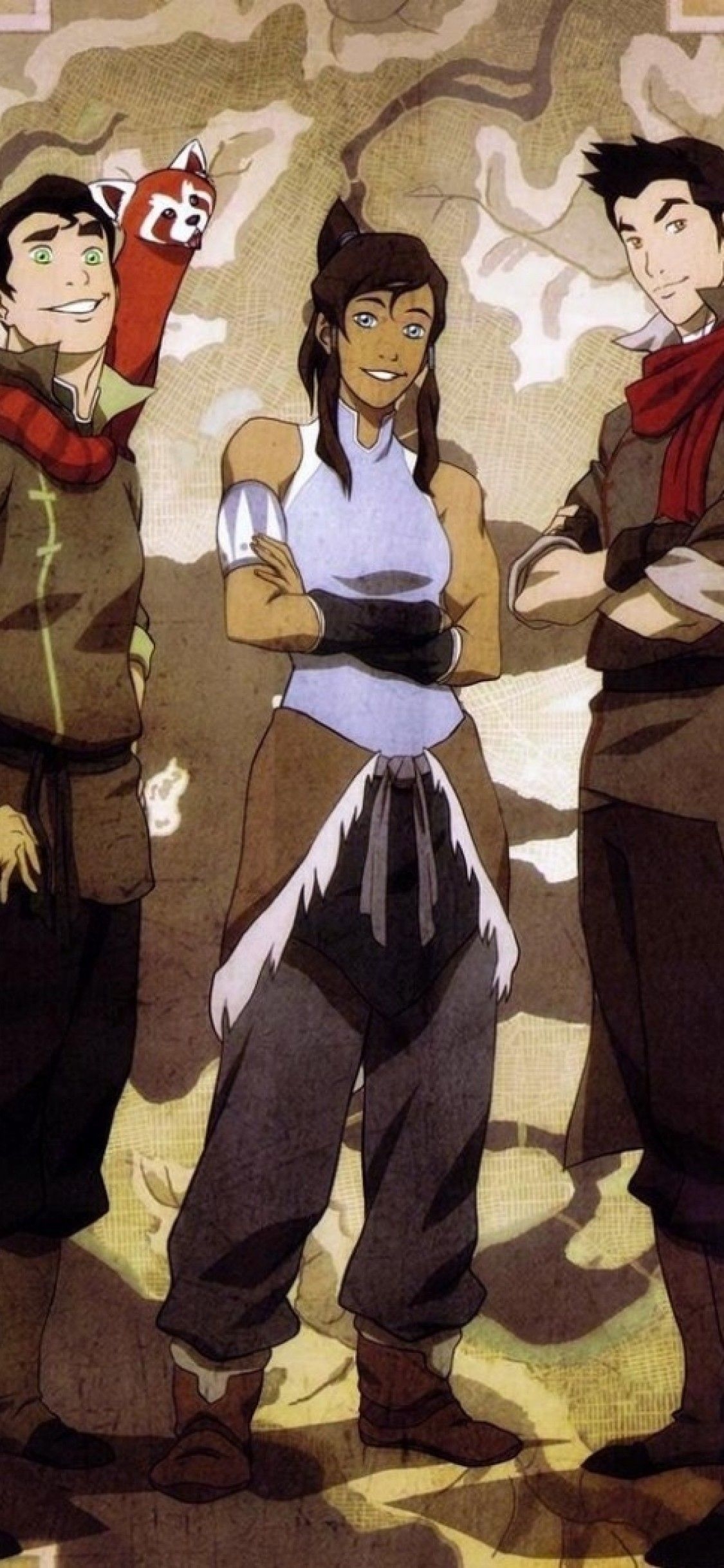 1130x2440 Download  The Legend Of Korra, Characters, Cartoon, Phone