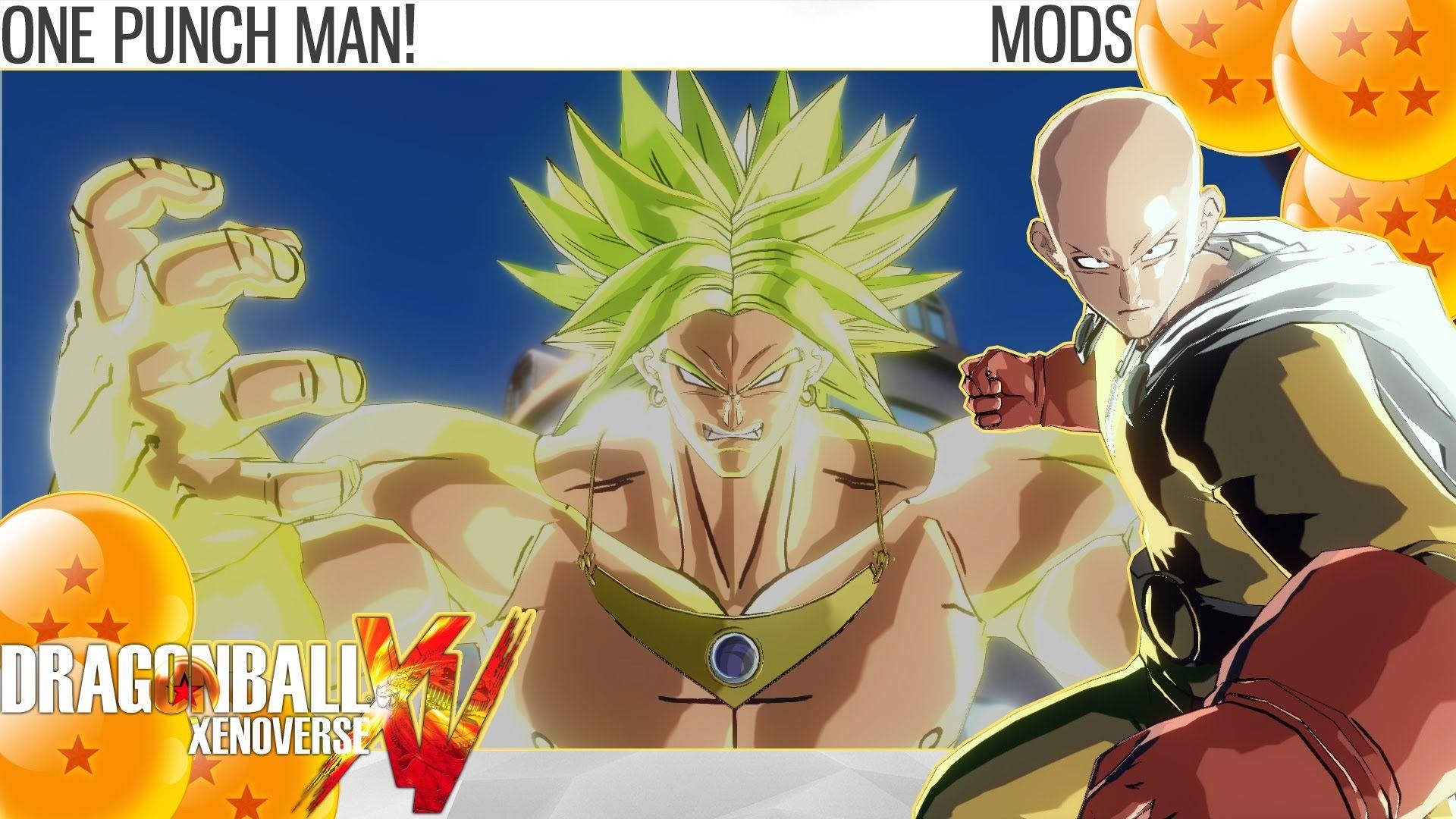 1920x1080 Dragon Ball Xenoverse Punch Man vs Broly! (Mods), Desktop