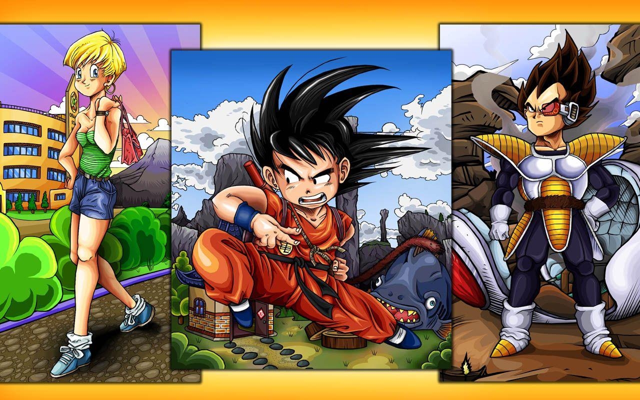 1280x800 DBZ Warriors Dragon ball Z Wallpaper of Goku, Vegeta, Desktop