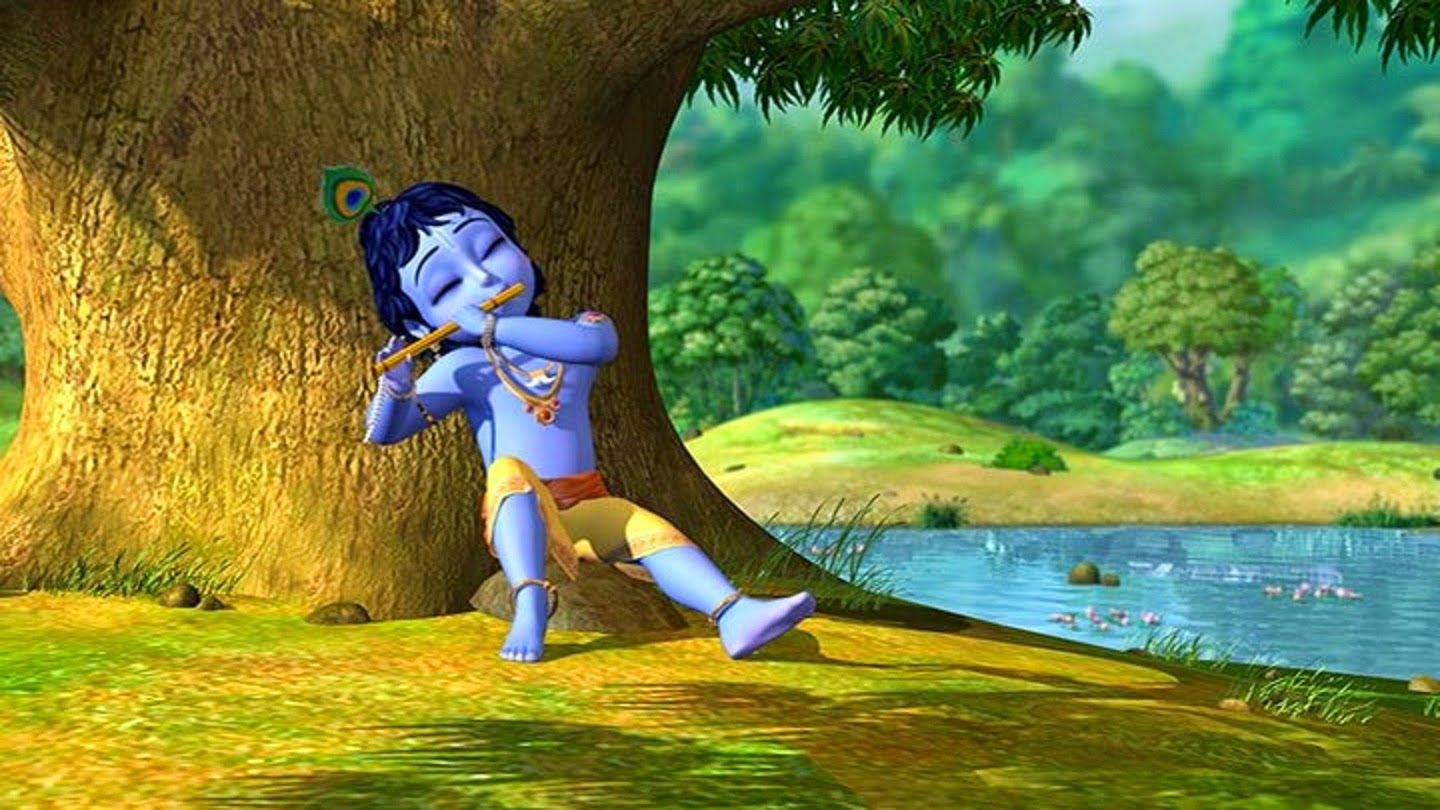 1440x810 Little Krishna wallpaper, Cartoon, HQ Little Krishna pictureK Wallpaper 2019, Desktop