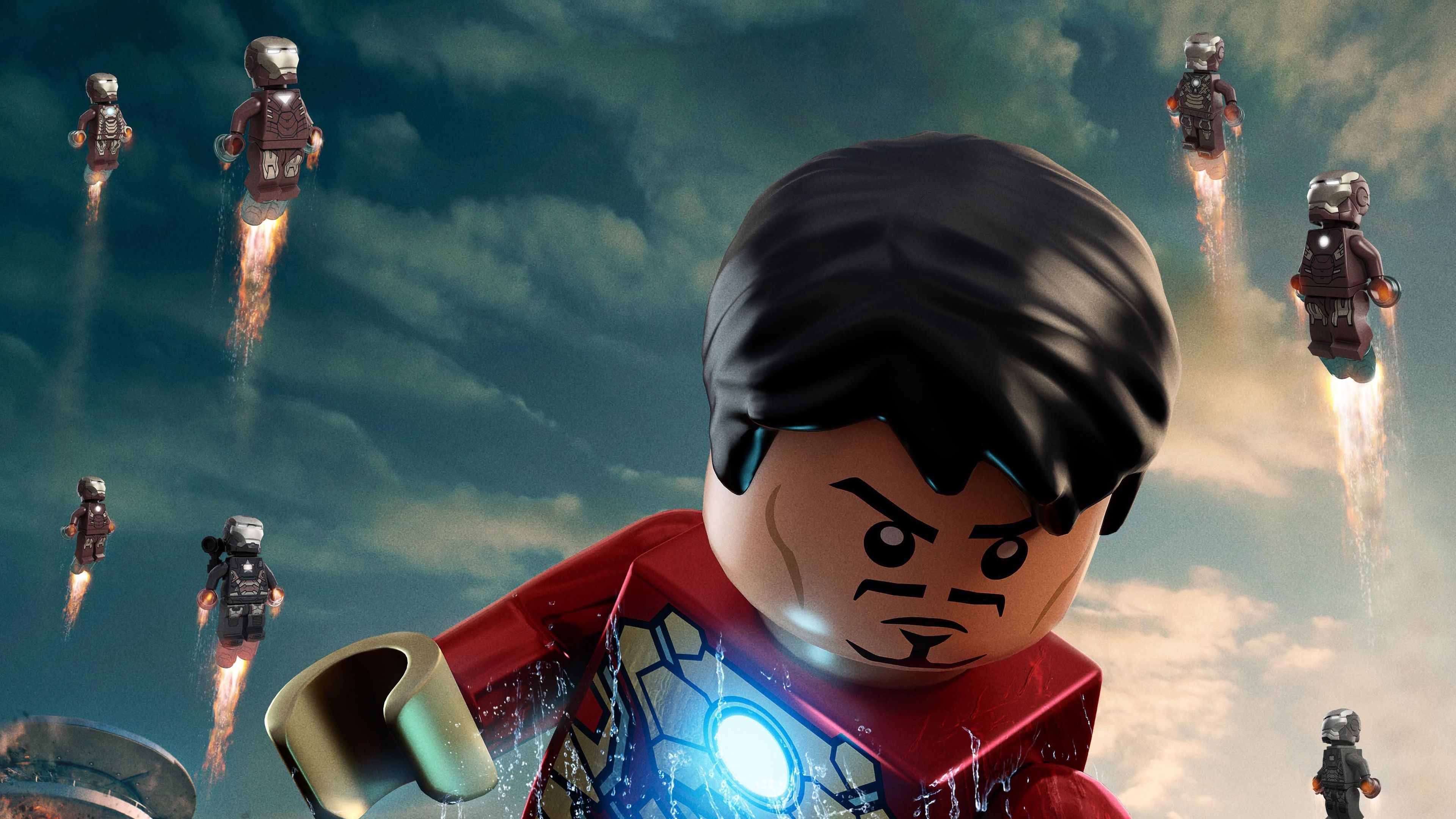 3840x2160 Lego Iron Man 4k Superheroes Wallpaper, Lego Wallpaper, Iron Man Wallpaper, Hd Wallpaper, 4k Wallpaper. Lego Iron Man, Iron Man Wallpaper, Iron Man, Desktop